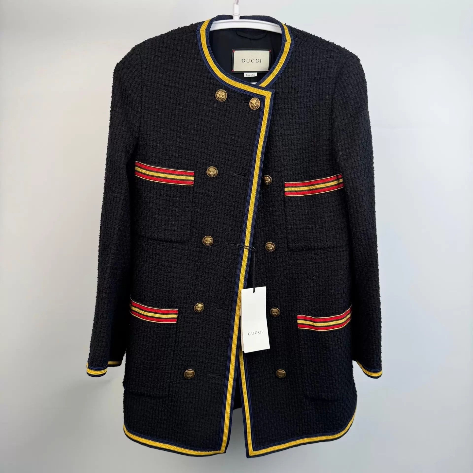 Gucci Gucci Men's Four Pocket Black Jacket 40 Size S / US 4 / IT 40 - 1 Thumbnail