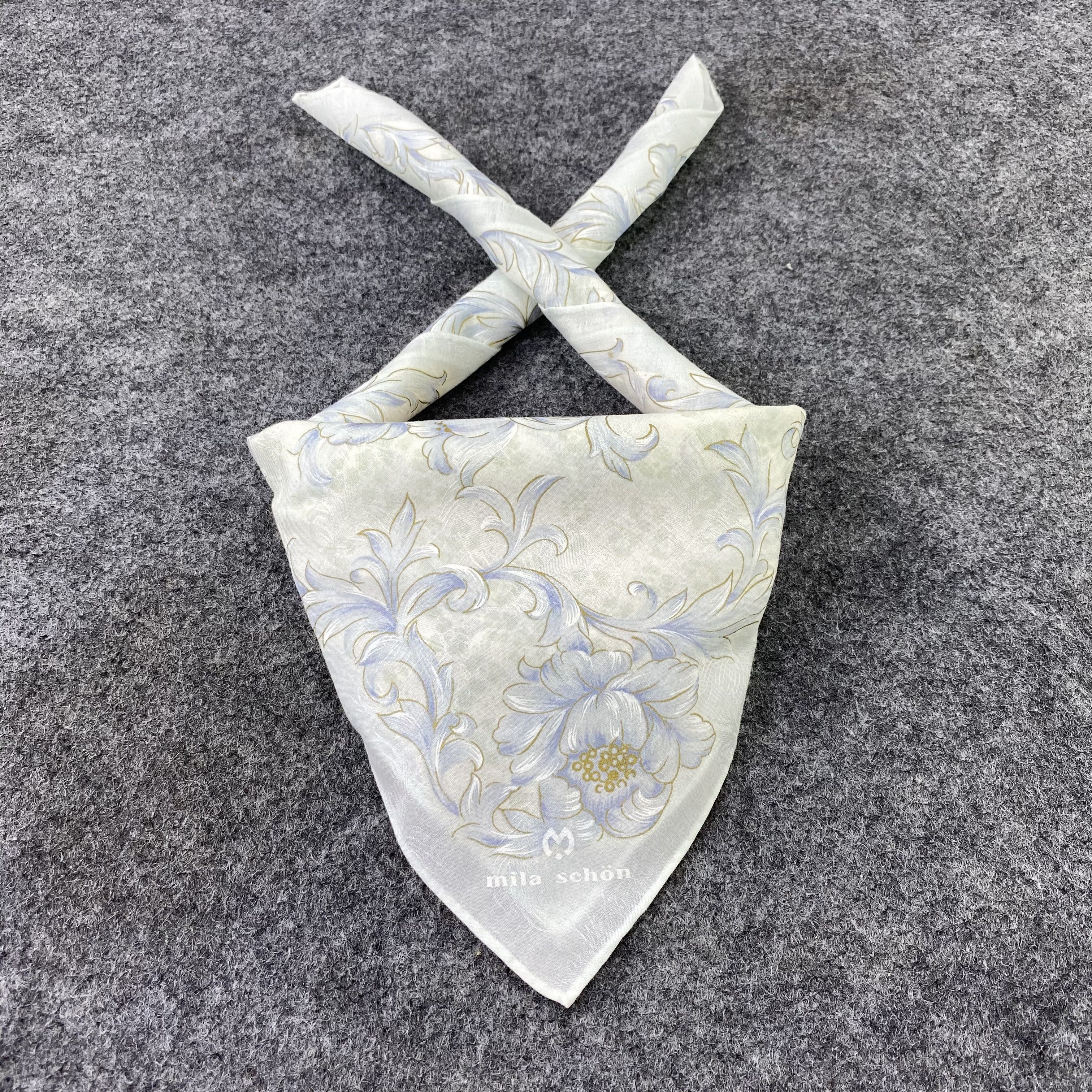 Japanese Brand Mila Schon Scarf / Muffler / Neckwear -B784 Size ONE SIZE - 2 Thumbnail