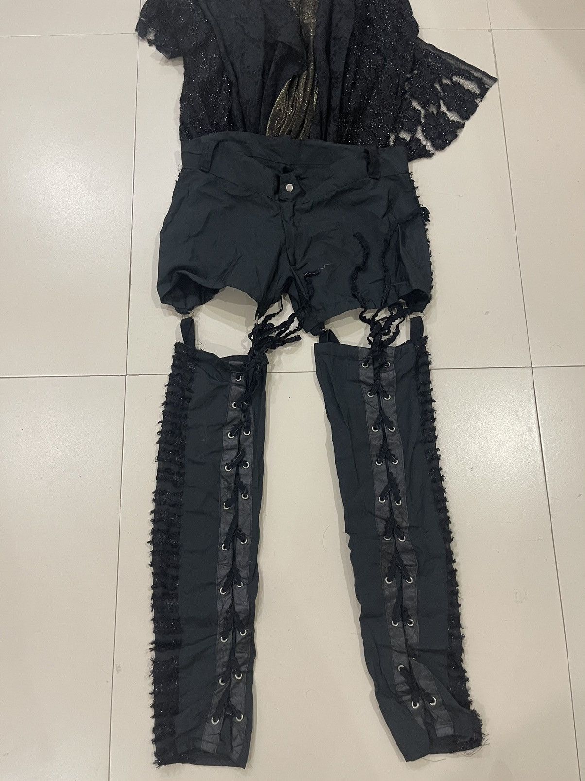 Designer × Japanese Brand Rare H NAOTO Parachute Designer Pants Mad Punk Streetwear Size 25" / US 0 / IT 36 - 5 Thumbnail