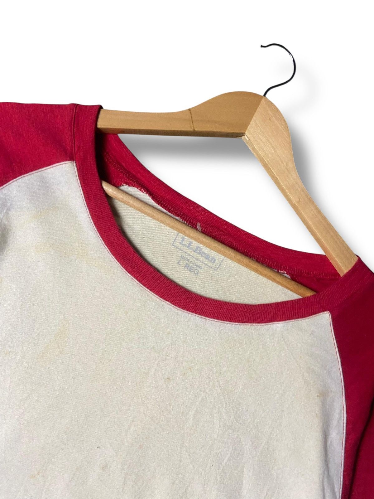 L.L. Bean L.L Bean Quarter Sleeves Raglan Tshirt (168) Size US L / EU 52-54 / 3 - 3 Thumbnail