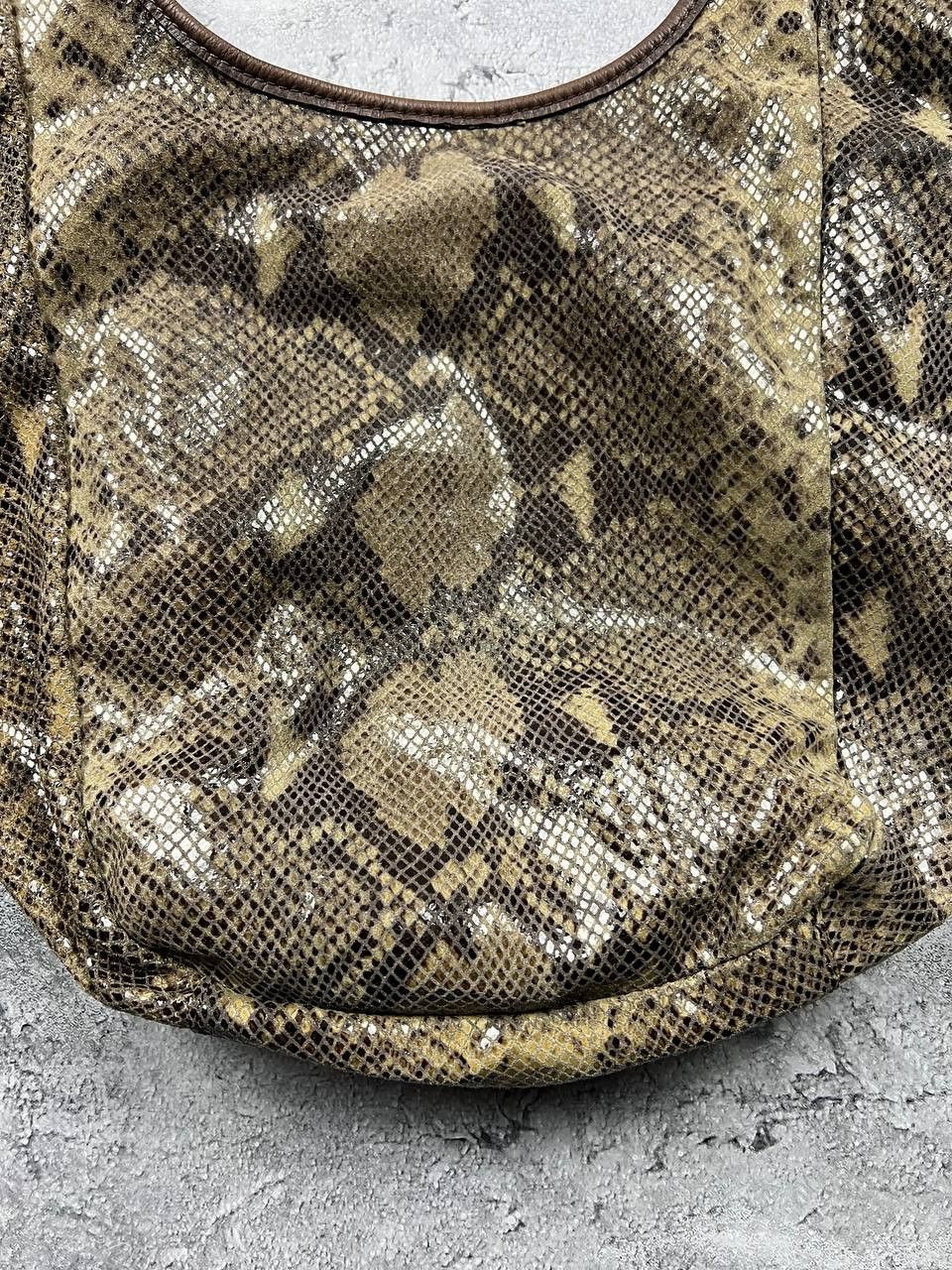 Vintage Vintage Leather Snake Skin Tote Bags Avant-Garde Size ONE SIZE - 4 Thumbnail