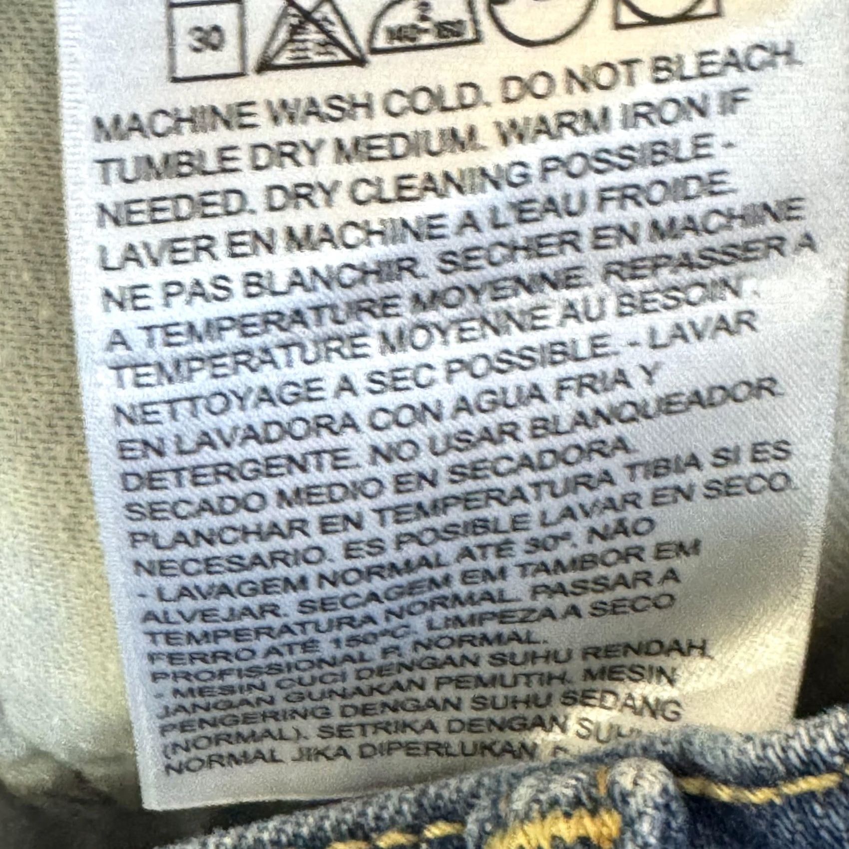 Levi's VINTAGE Levis 541 Jeans Mens 36x30 Blue Athletic Taper Stretch Denim Mid Rise Zip Fly Size US 36 / EU 52 - 6 Thumbnail