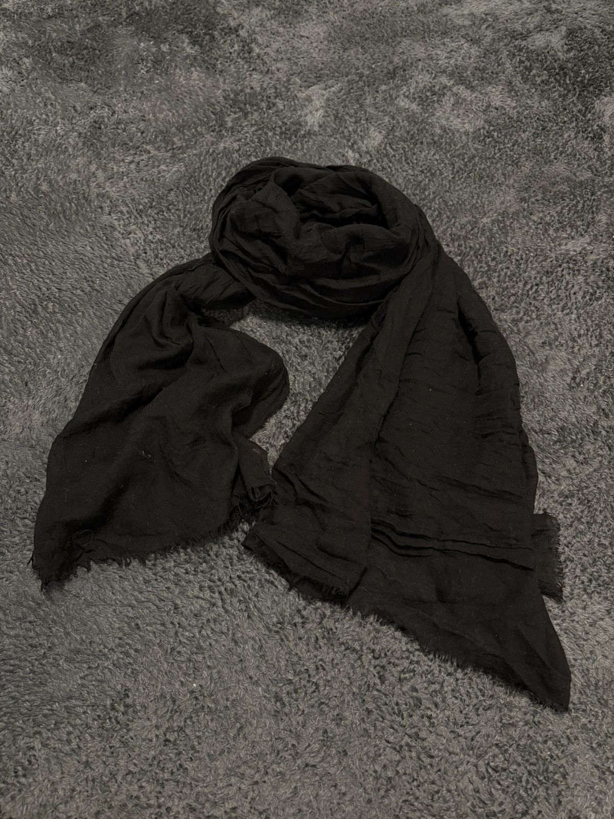 Mesh Issey Miyake Hedi Slimane Dior Style Viscose Scarf
