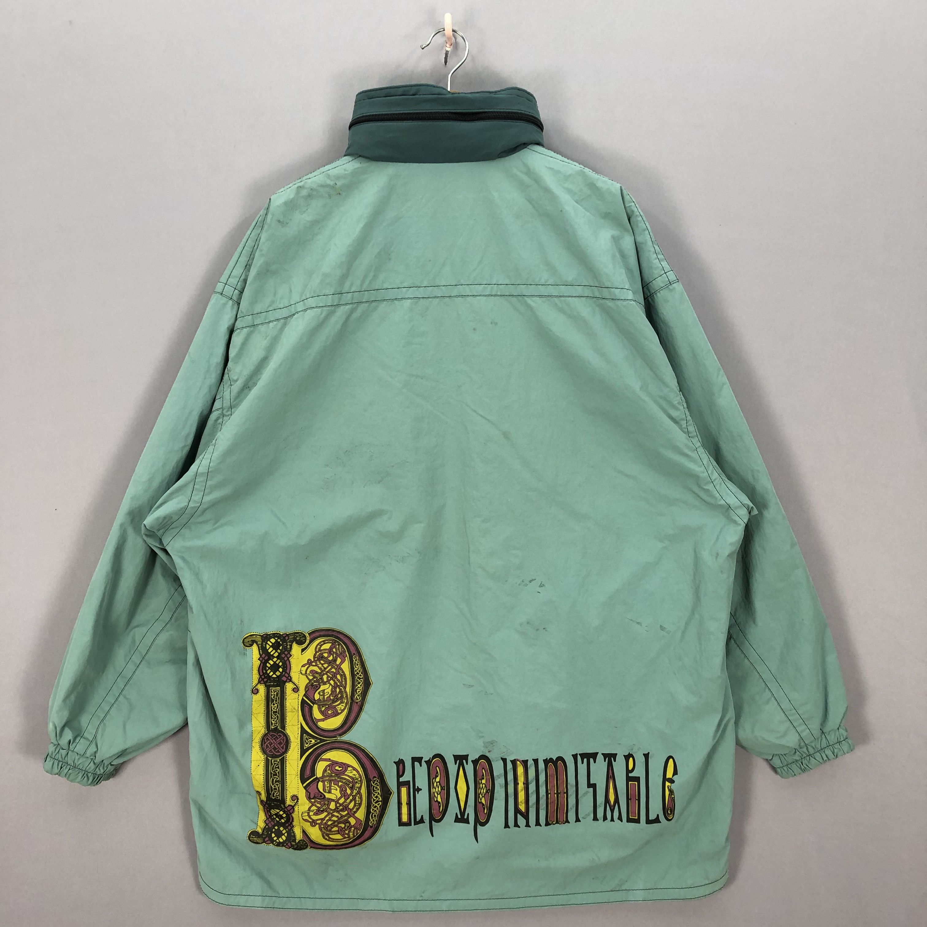 Japanese Brand Vintage Bepop Inimitable Japanese Windbreaker Zipper Jacket Size US XL / EU 56 / 4 - 2 Thumbnail