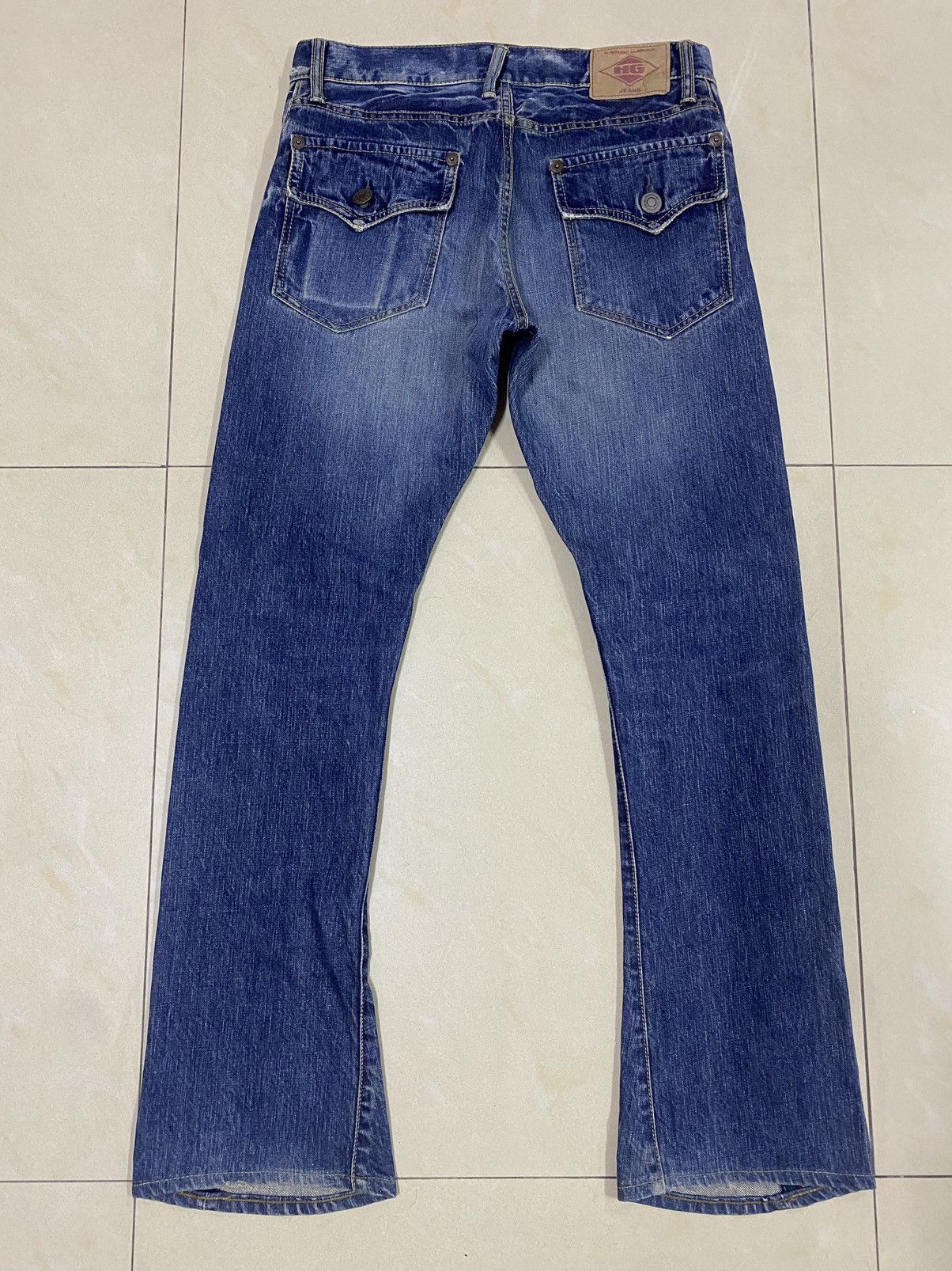 Hysteric Glamour Hysteric Glamour Studded Ripped Flared Denim Size US 31 - 1 Thumbnail