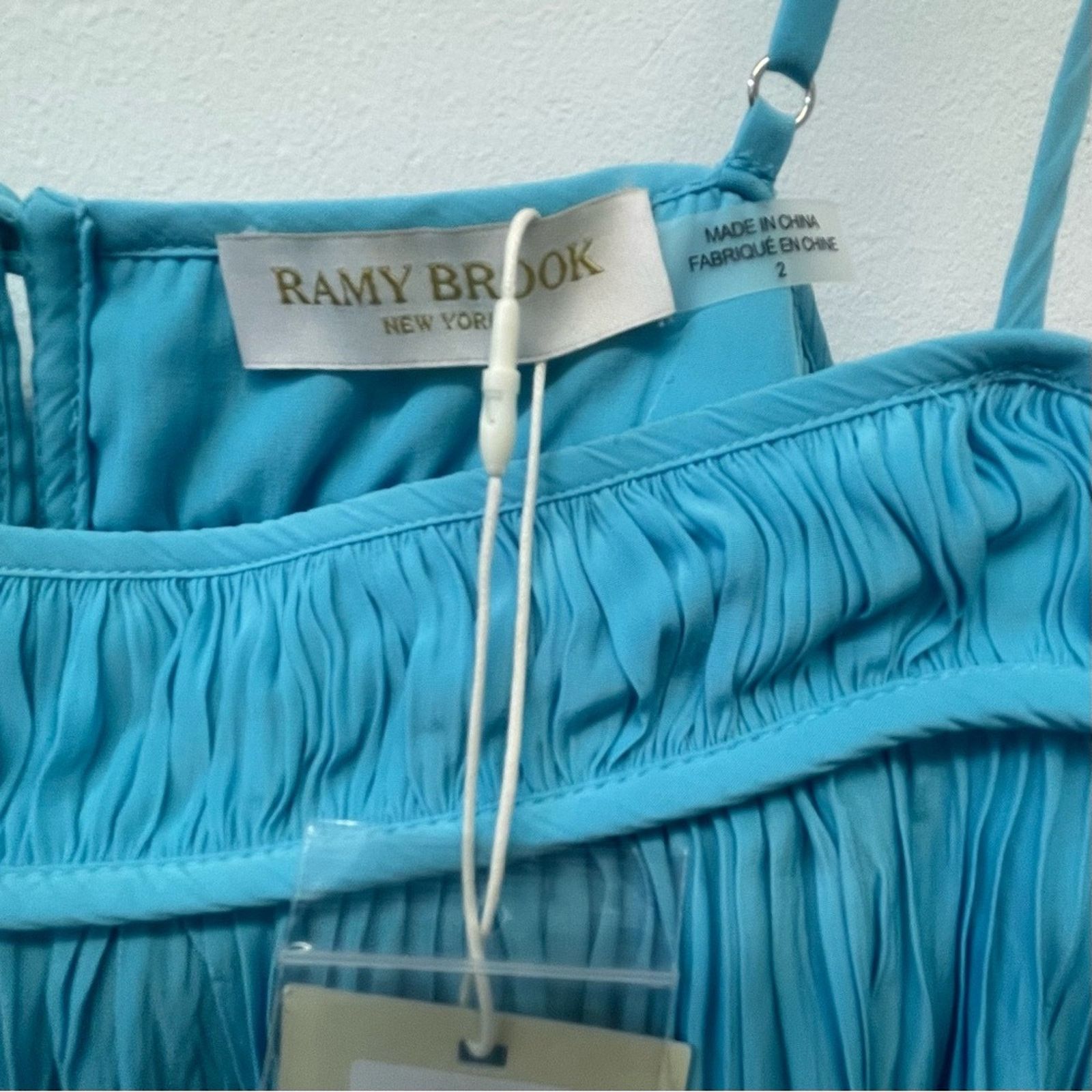 Ramy Brook Ramy Brook Eula Blue Top size 2 Size XS / US 0-2 / IT 36-38 - 7 Thumbnail