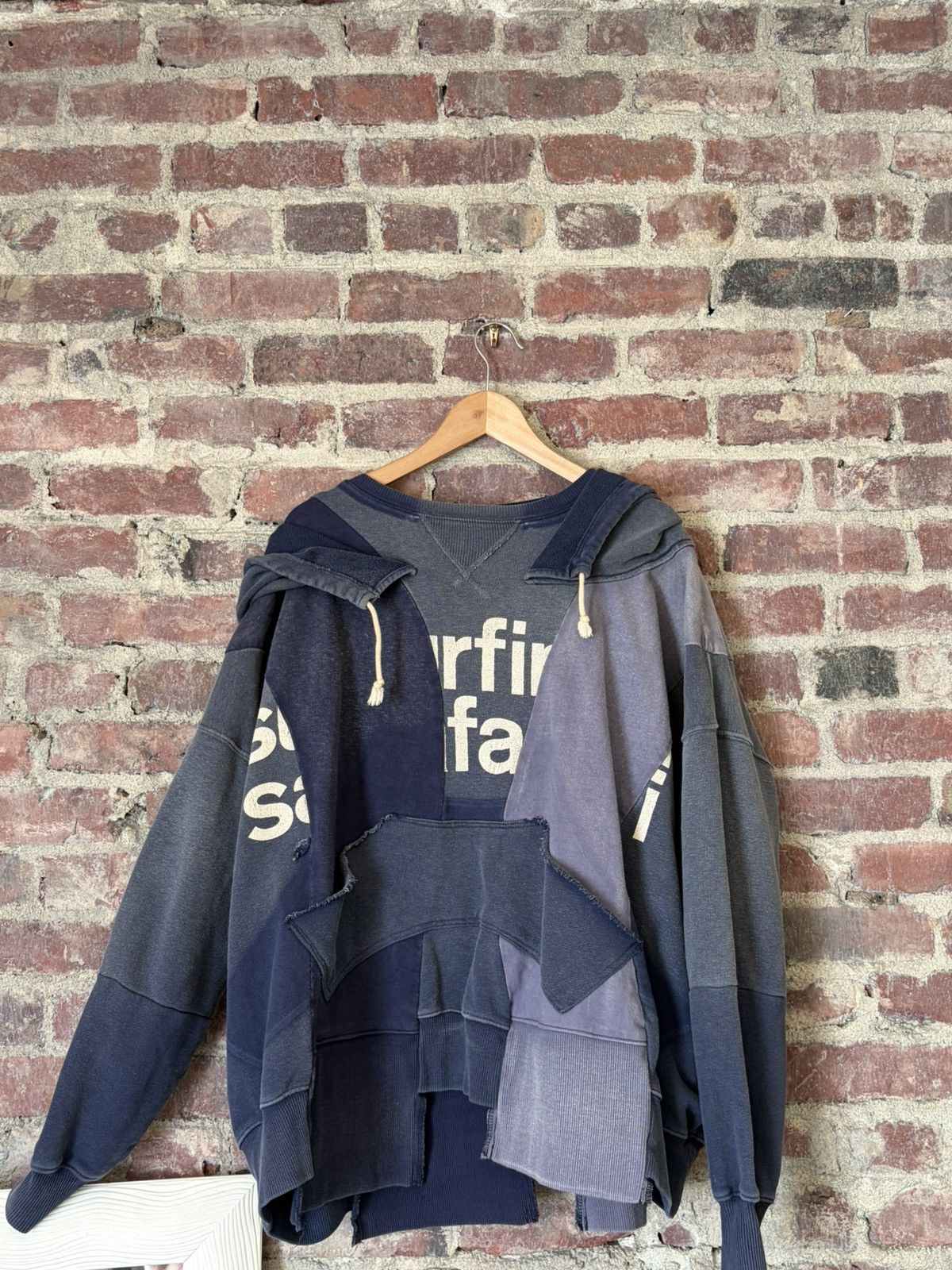 Kapital Oversized Patchwork Surf Hoodie Size US L / EU 52-54 / 3 - 2 Thumbnail