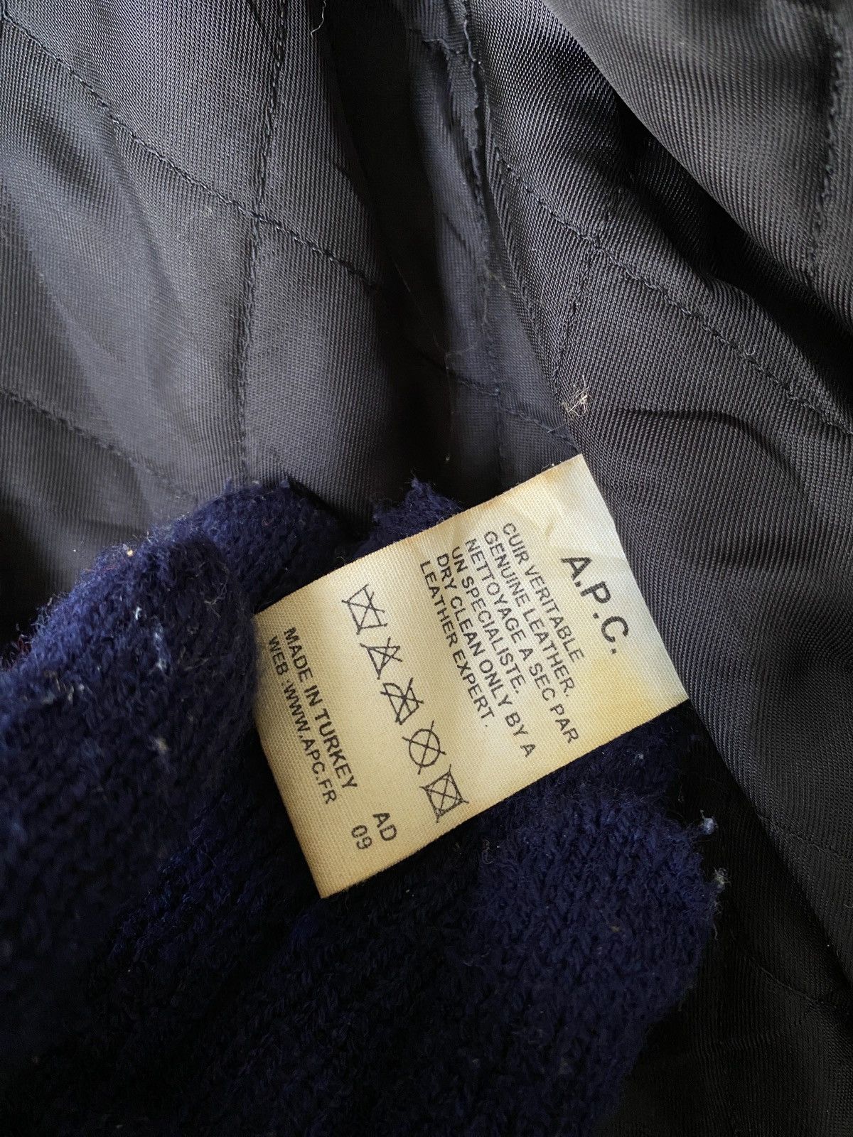 A.P.C. Japanese Brand A.P.C Seditionaries Leather Jacket Size US M / EU 48-50 / 2 - 20 Thumbnail