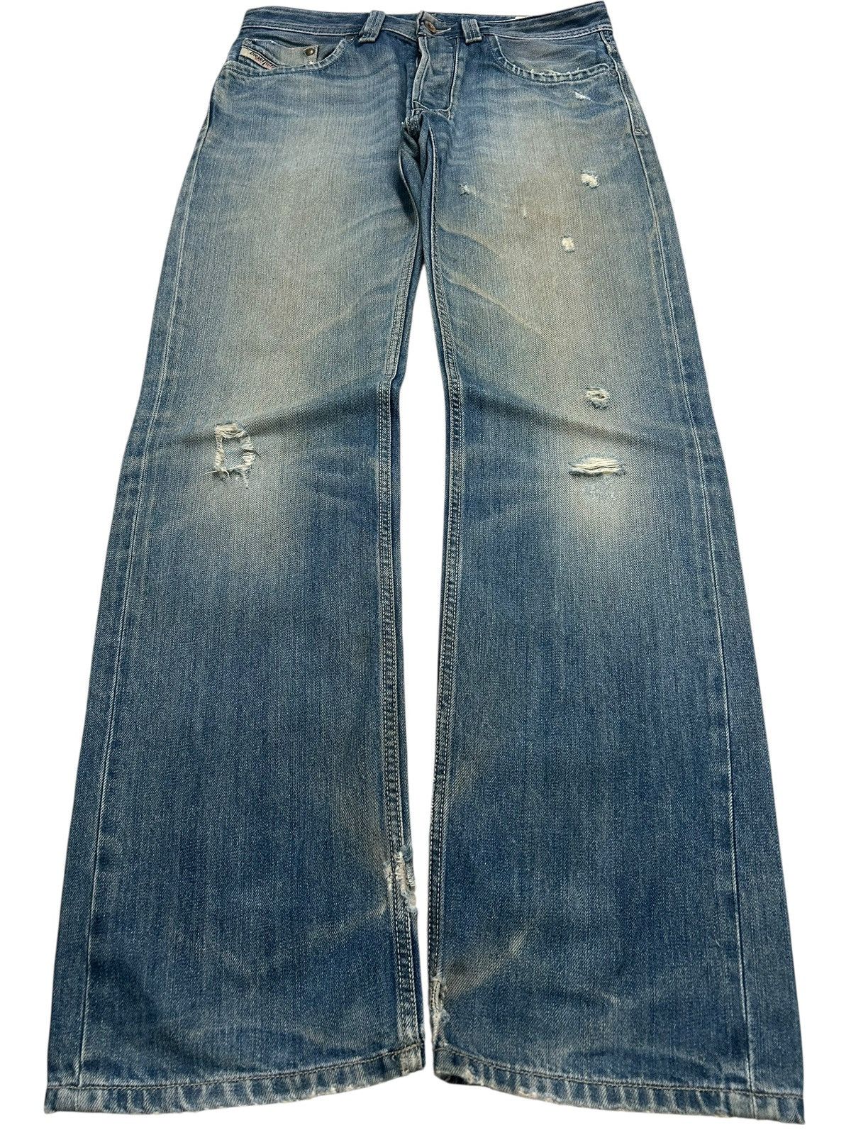 Diesel Men Diesel Industry Larkee Jean Selvedge Distressed Wash e' Size US 30 / EU 46 - 1 Thumbnail