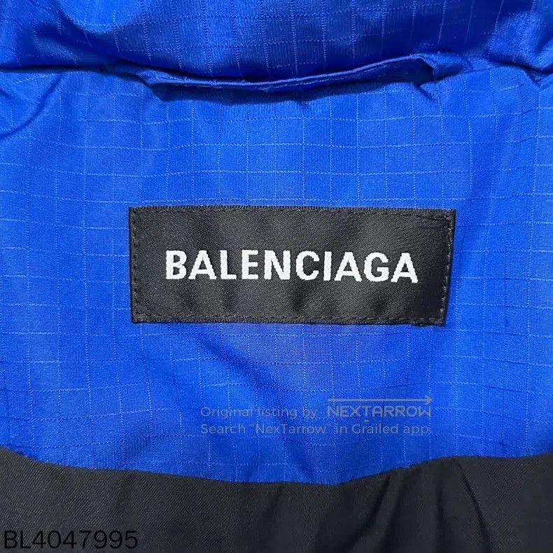 Balenciaga Balenciaga Klein blue small logo down jacket Size M / US 6-8 / IT 42-44 - 8 Thumbnail