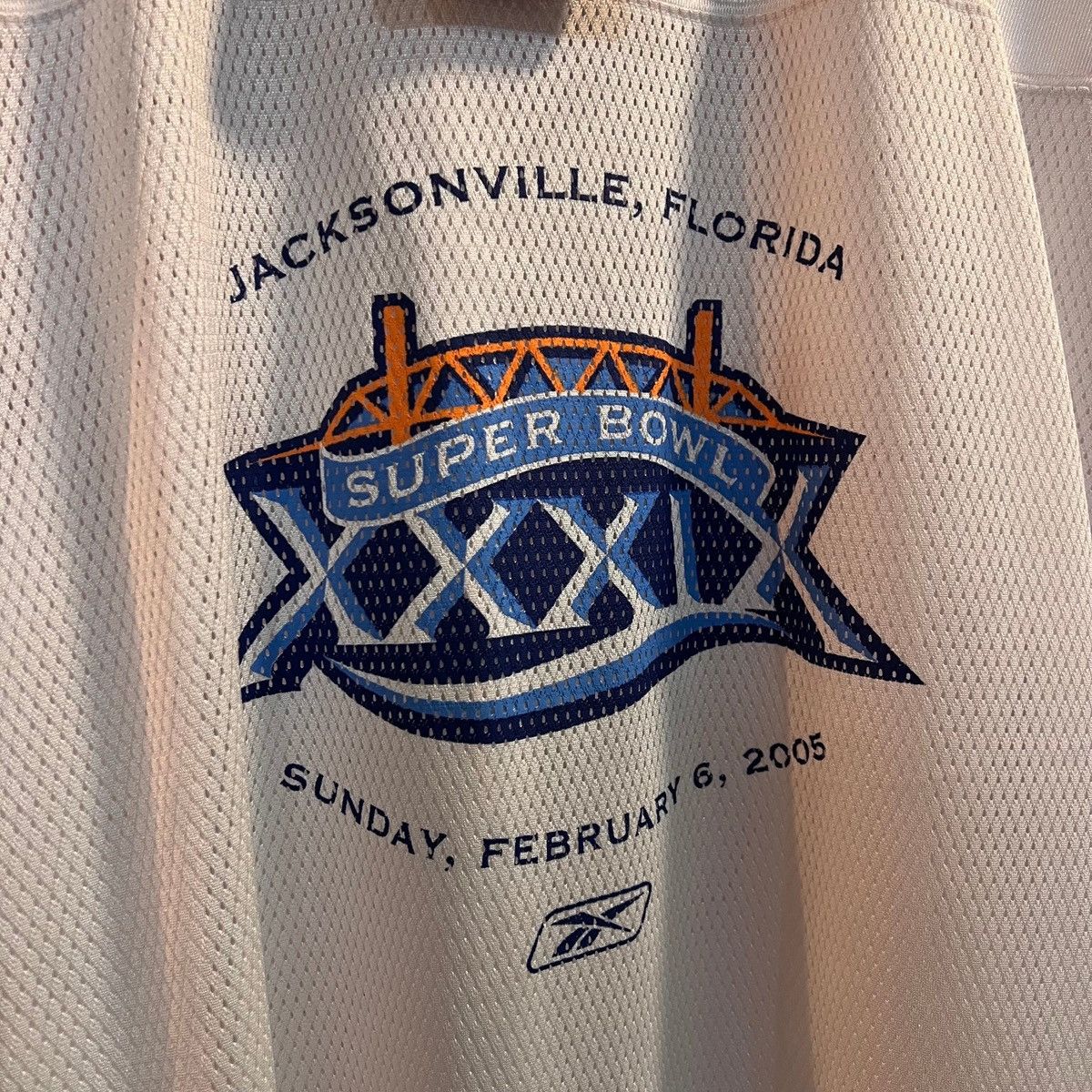 Reebok Vintage Y2K NFL Super Bowl 2005 Reebok Mesh Football Jersey Size US XL / EU 56 / 4 - 4 Thumbnail