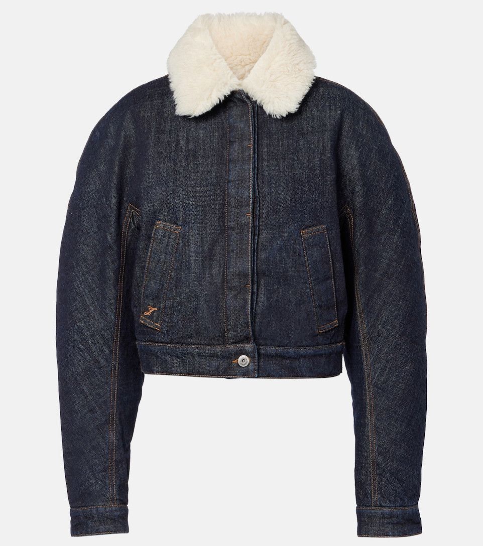 Jacquemus Denim Blouson Jacket, Women's (Size Xl)