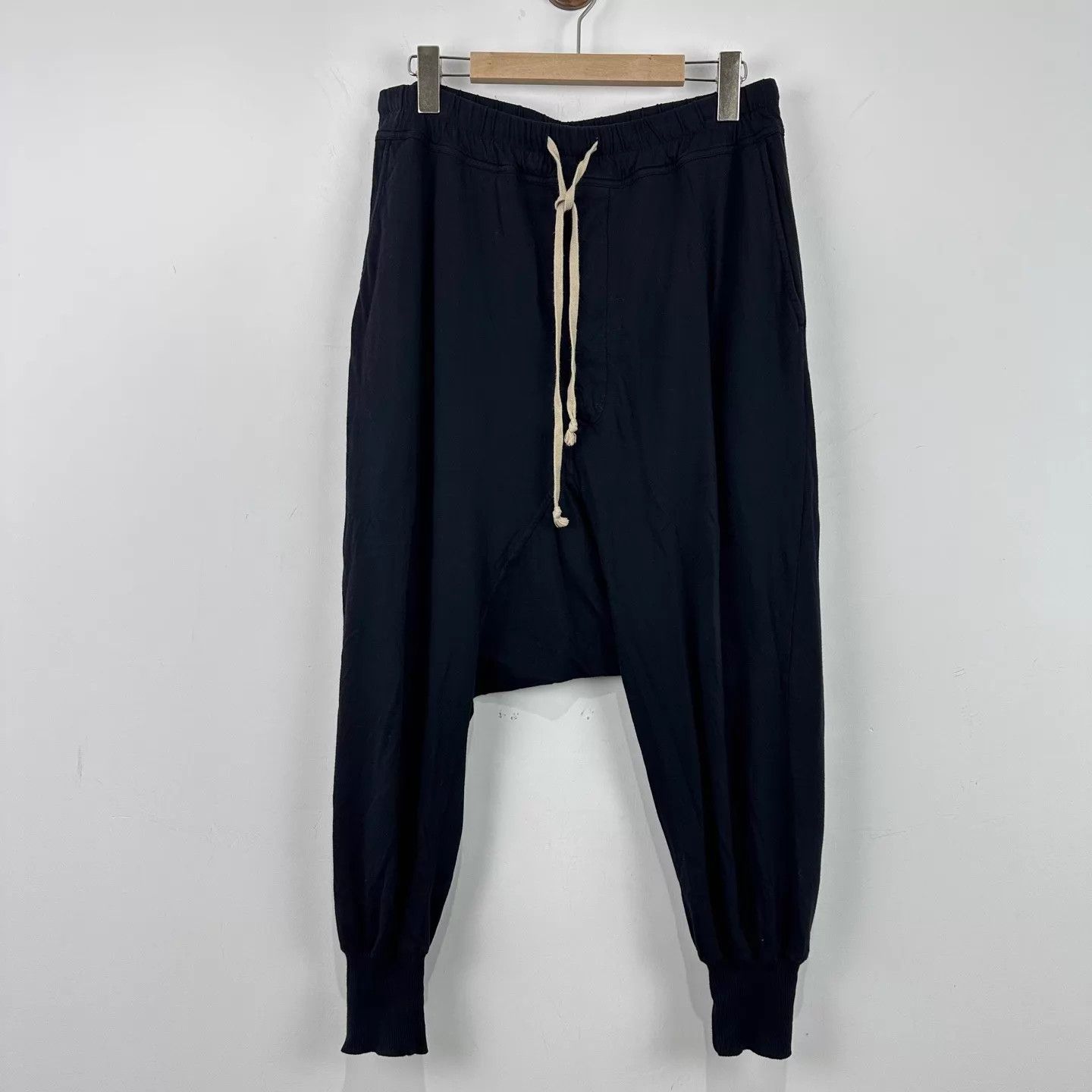Rick Owens Rick Owens dropped crotch cuffed pants S 99 new Size US 30 / EU 46 - 1 Thumbnail