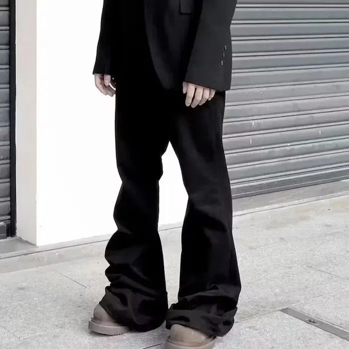 素敵でユニークな Tornado × Brand Japanese Mart black jeans skulls jeans Flare パンツ