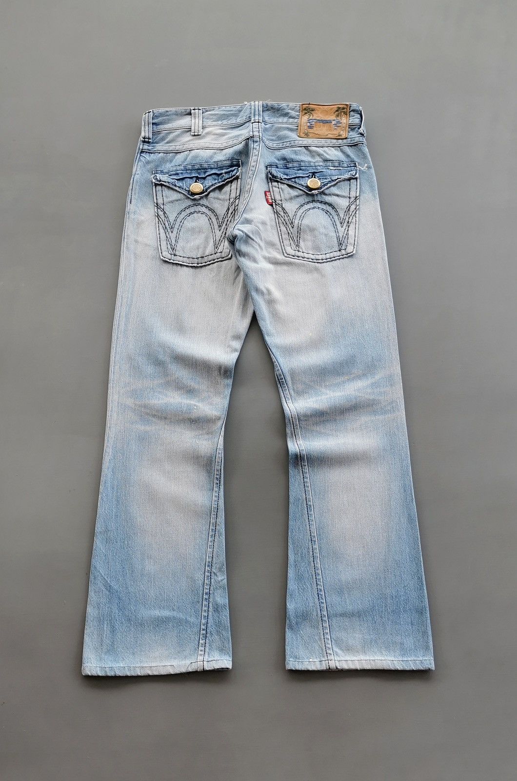 Edwin Bootcut Edwin BT5012 Blue Trip Denim Jeans Size US 33 - 8 Thumbnail