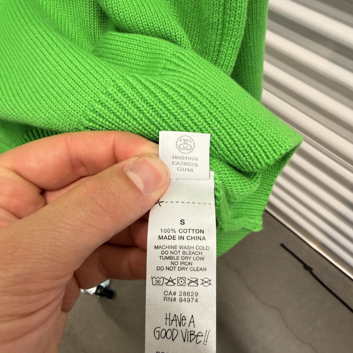 Stussy BRAND NEW Stussy Green Crown Knit Sweater Size US S / EU 44-46 / 1 - 8 Thumbnail