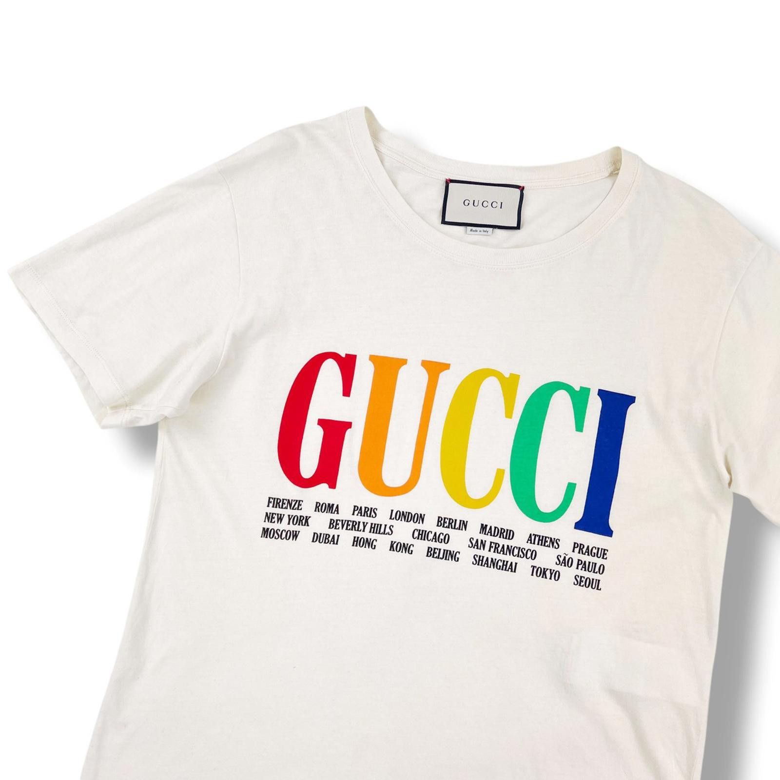 Gucci Cities Cream T Shirt