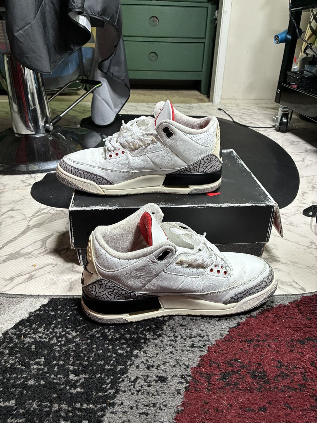 Jordan Brand Jordan 3 retro white cement Reimagined 11.5 Size US 11.5 / EU 44-45 - 3 Thumbnail