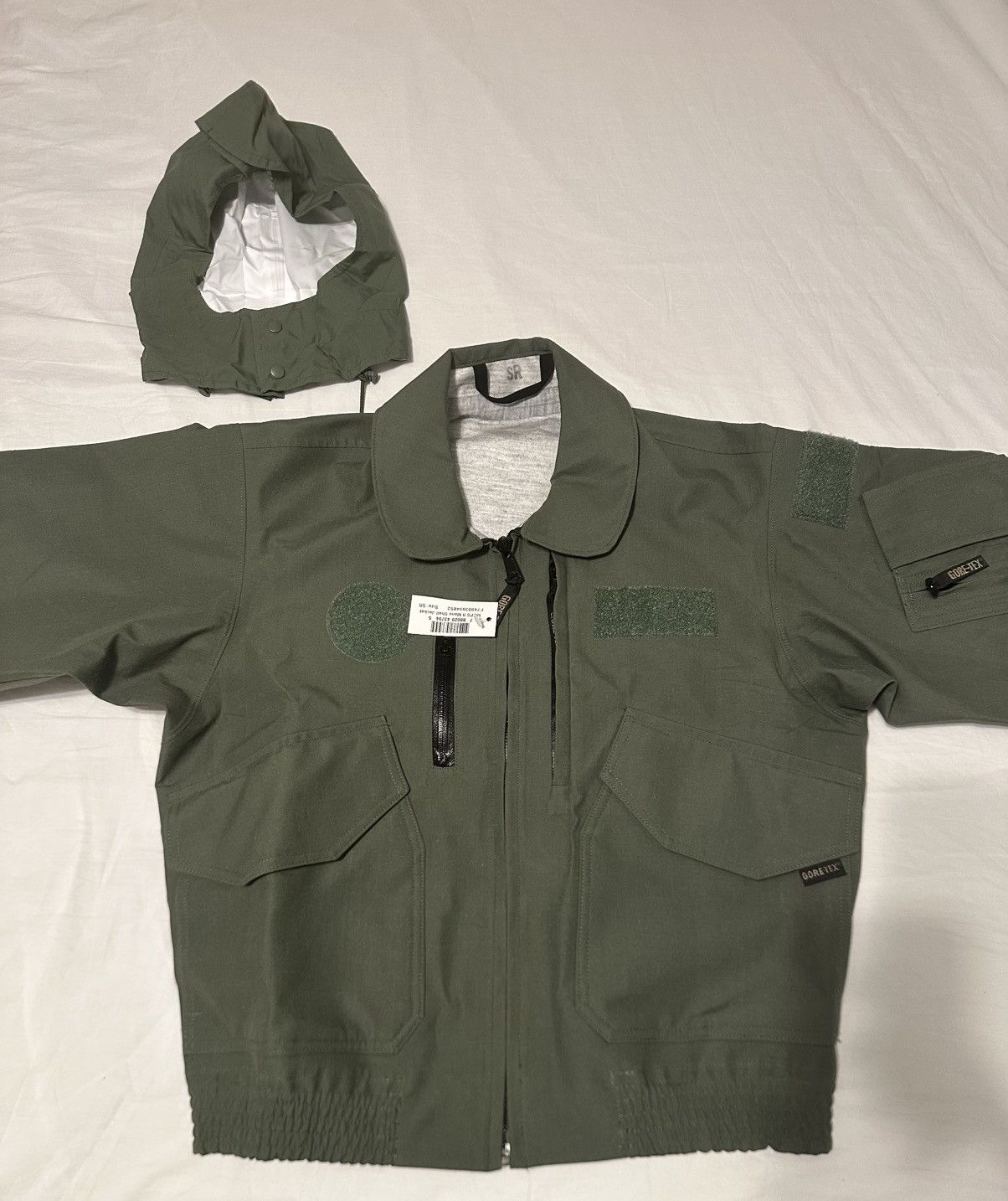 Vintage FLIGHT JACKET GORE-TEX AIRCREW PILOT COAT w/ HOOD Size US M / EU 48-50 / 2 - 1 Thumbnail