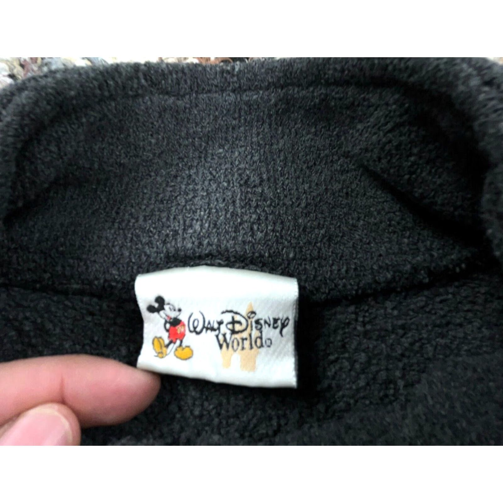 Disney VINTAGE Disney Mickey Mouse Disney Sweater Men XL Gray Fleece Pullover 1/4 Zip Logo Zipper Embroidered Mock Neck 90s Cartoon Classic USA Mens Size US XL / EU 56 / 4 - 6 Thumbnail
