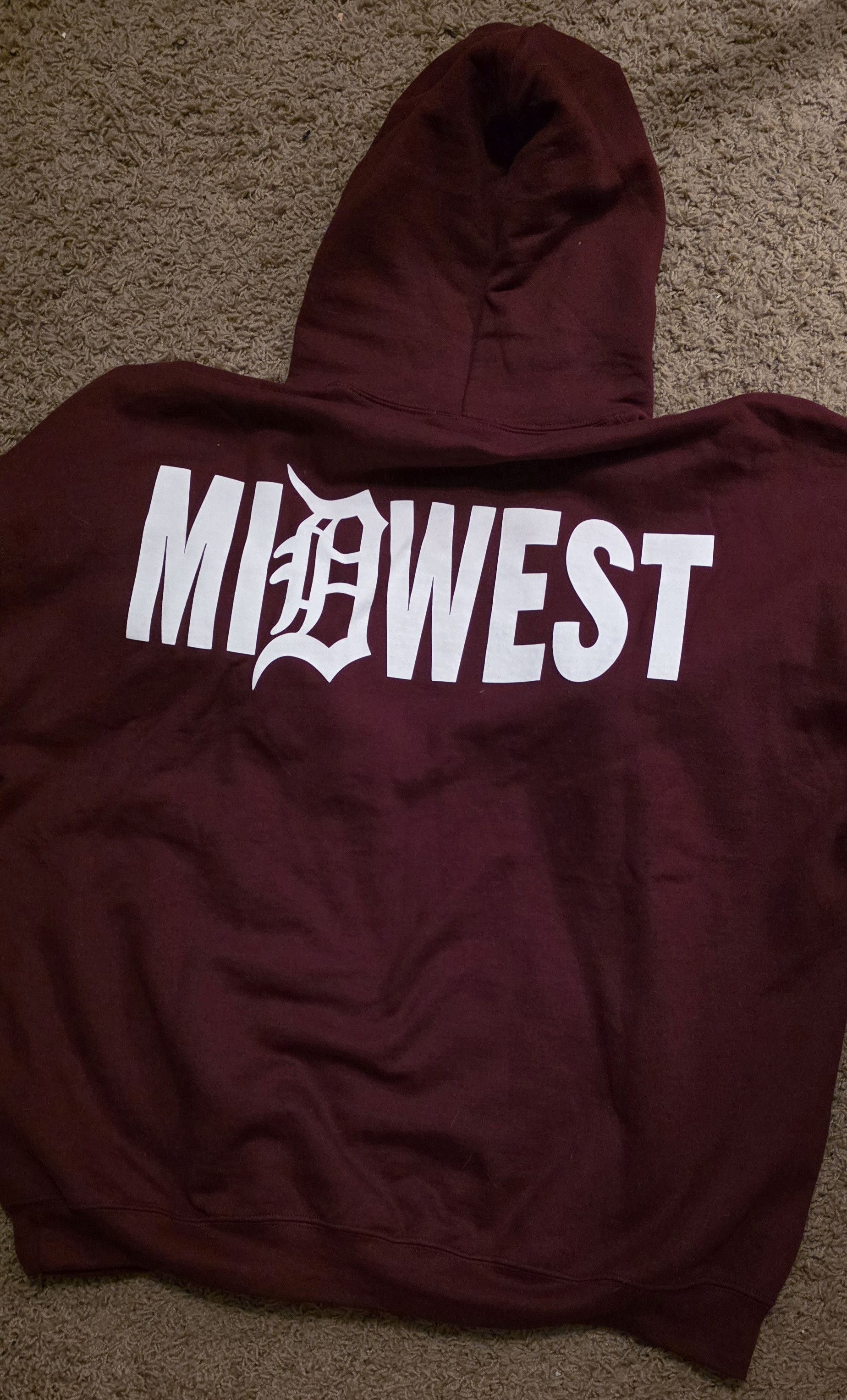 S4LEM MIDWEST MAROON HOODIE Size US XXL / EU 58 / 5 - 3 Thumbnail