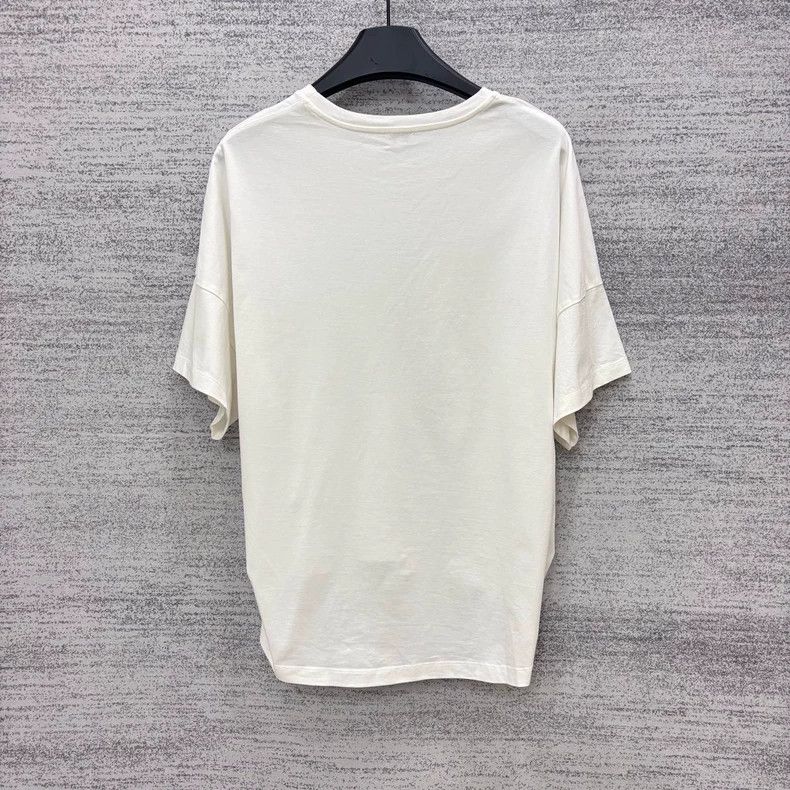 Loewe LOEWE White embroidered logo round neck short sleeve Size XS / US 0-2 / IT 36-38 - 3 Thumbnail
