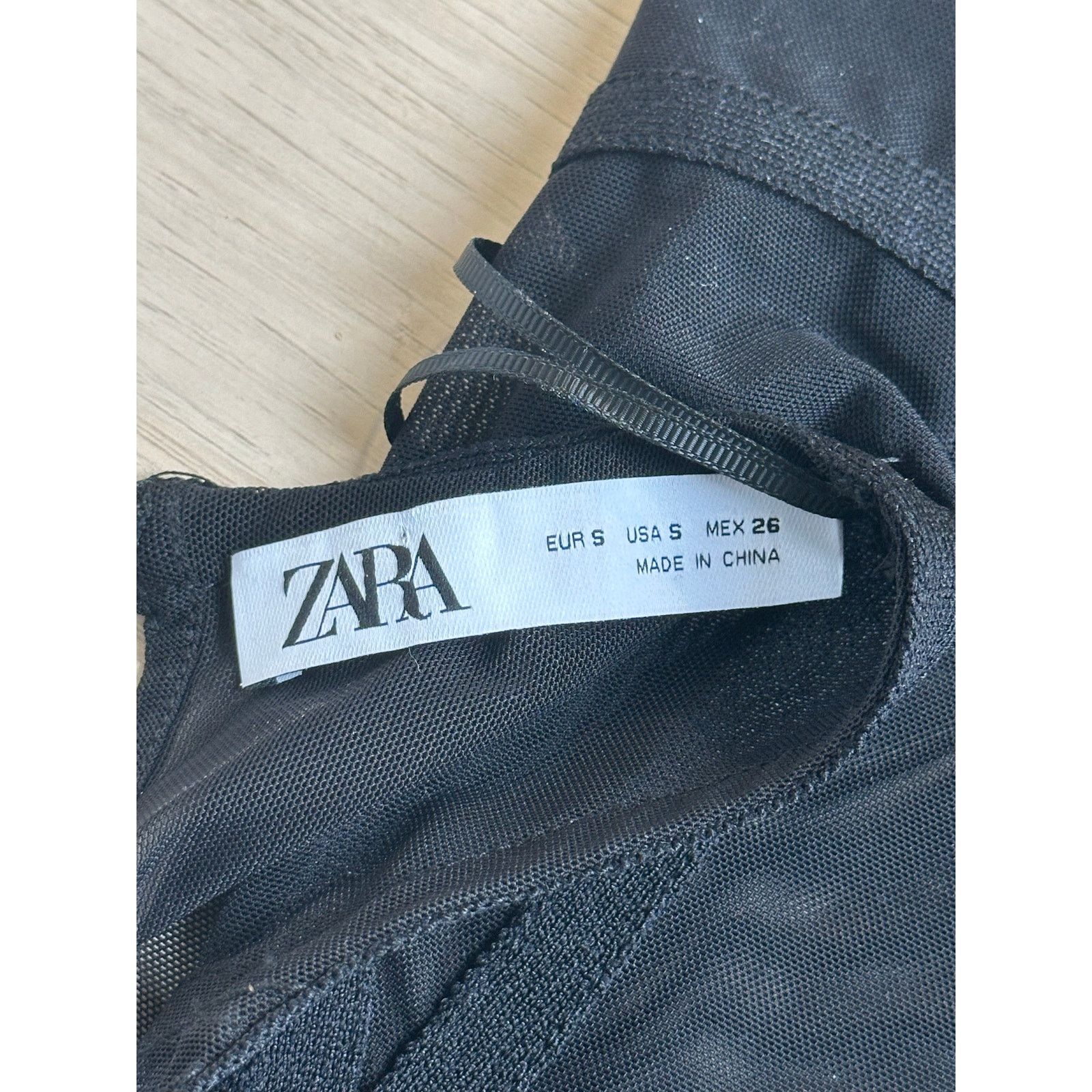 Zara Zara Black Sheer Top - Size S - New Size S / US 4 / IT 40 - 7 Thumbnail