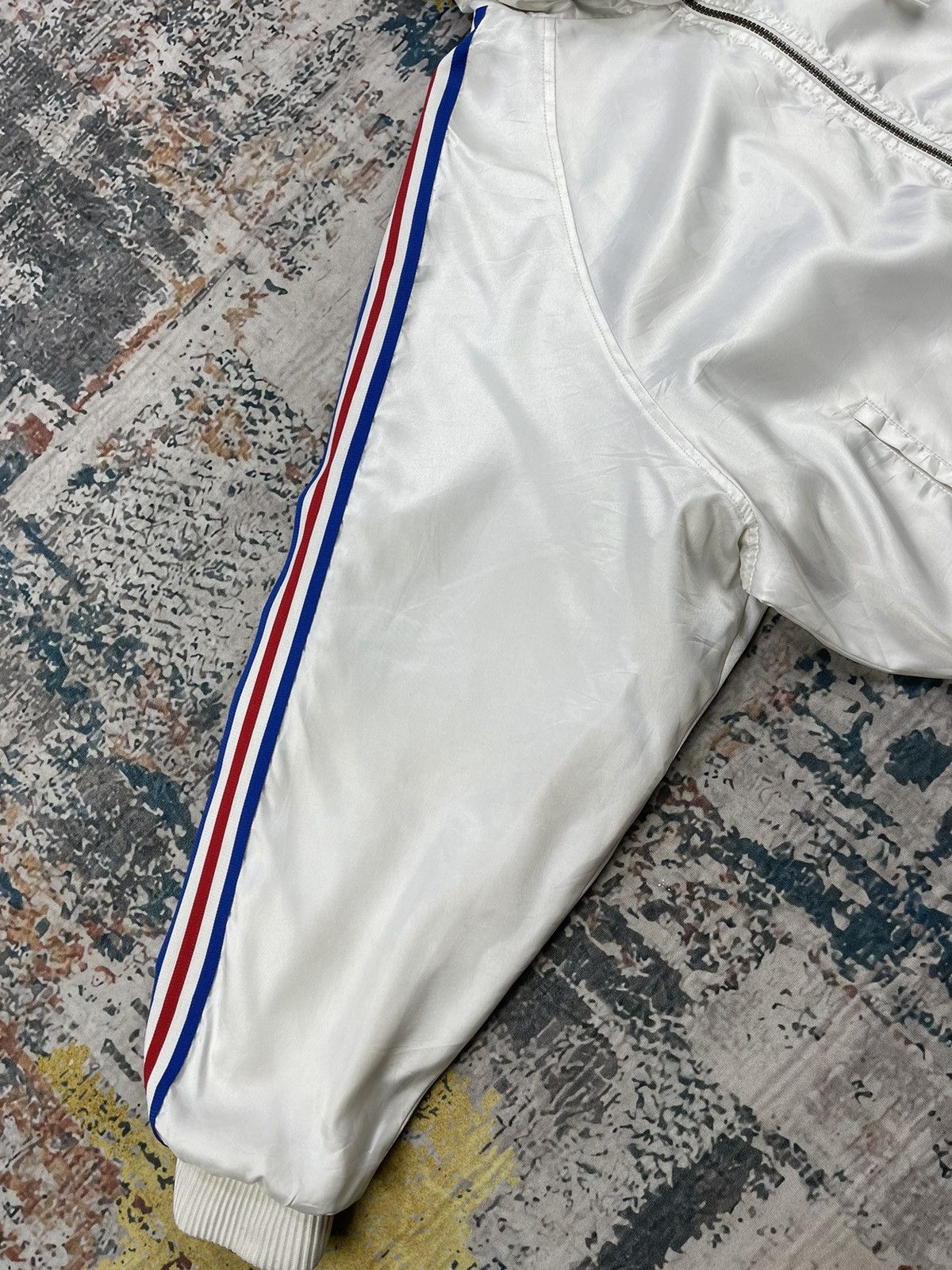 Adidas Vintage 90s Adidas Side Tape Tracktop Jackets Size US L / EU 52-54 / 3 - 3 Thumbnail