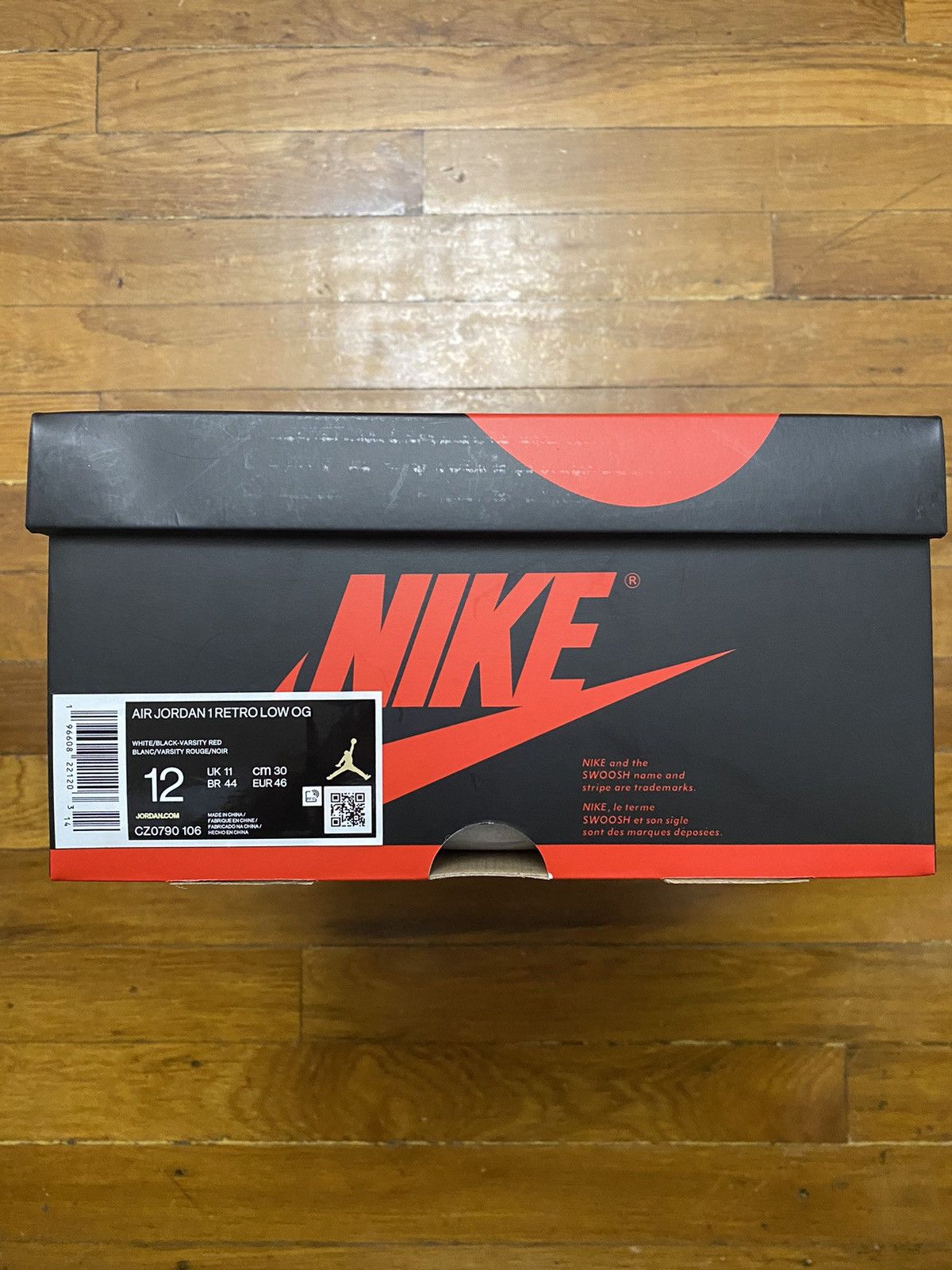 Jordan Brand × Nike Size 12 - Jordan 1 Low Retro Black Toe Chicago Red Men's Size US 12 / EU 45 - 8 Thumbnail