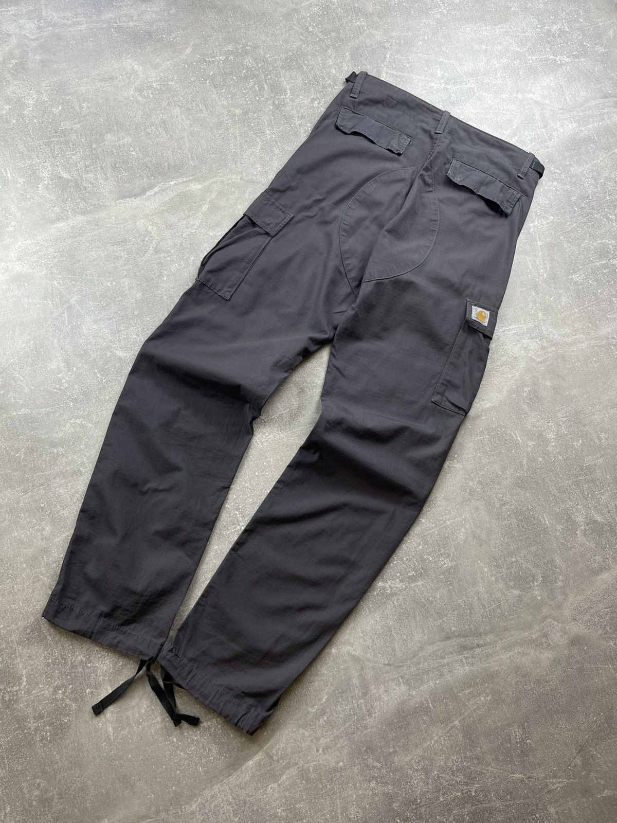 Carhartt Carhartt WIP Aviation Pants Grey Cargo Utility Ripstop Size US 28 / EU 44 - 1 Thumbnail