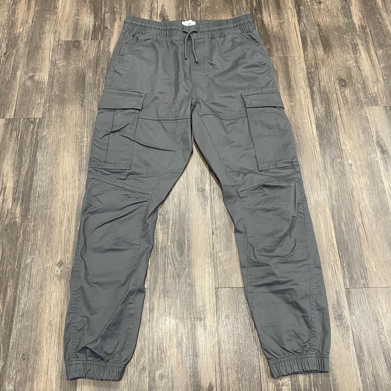 H&M Grey H&M Cargo Pants - 32-34W Size US 32 / EU 48 - 1 Thumbnail