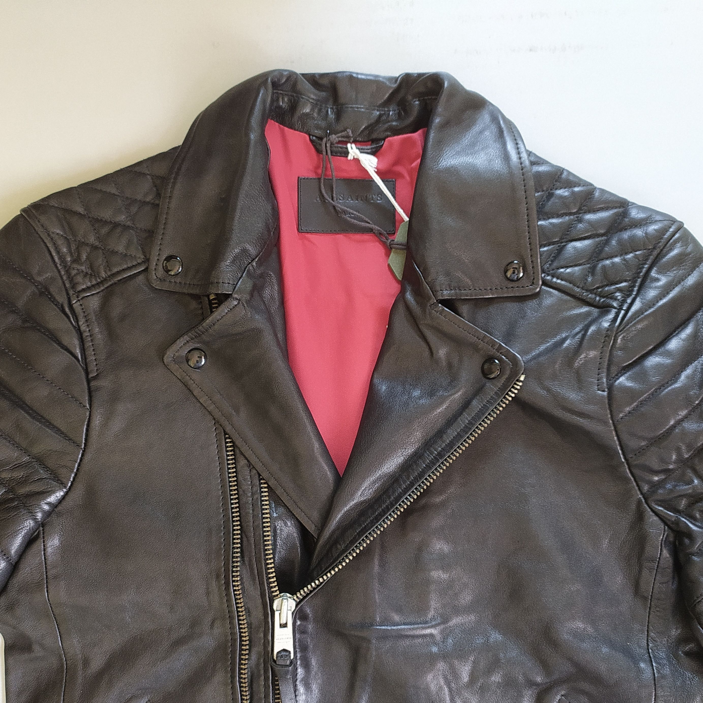 Allsaints ALLSAINTS Bolt Biker Leather Jacket Free Shipping FTP/9023 Size US L / EU 52-54 / 3 - 8 Thumbnail