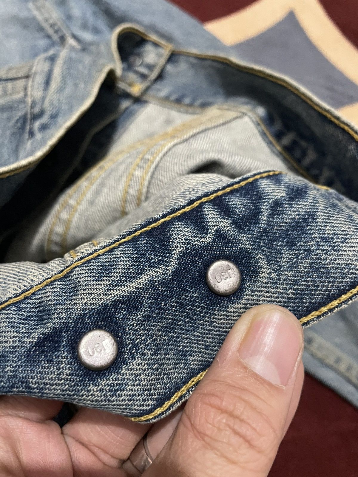 Levi's Levis Big E 71557denim Jacket Size US S / EU 44-46 / 1 - 5 Thumbnail