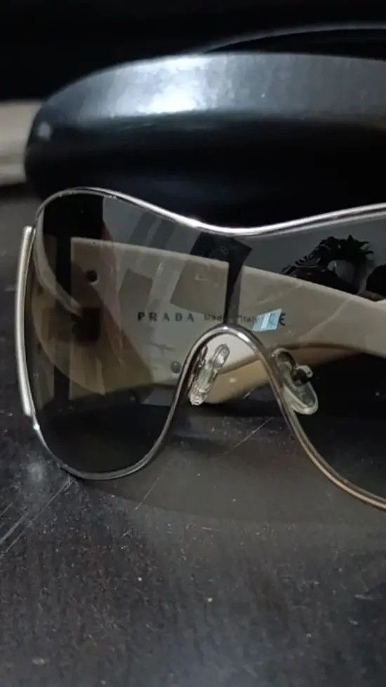 Prada × Vintage PRADA Sunglasses Star SPR 58 Mask Flame Sport Metal Size ONE SIZE - 6 Thumbnail