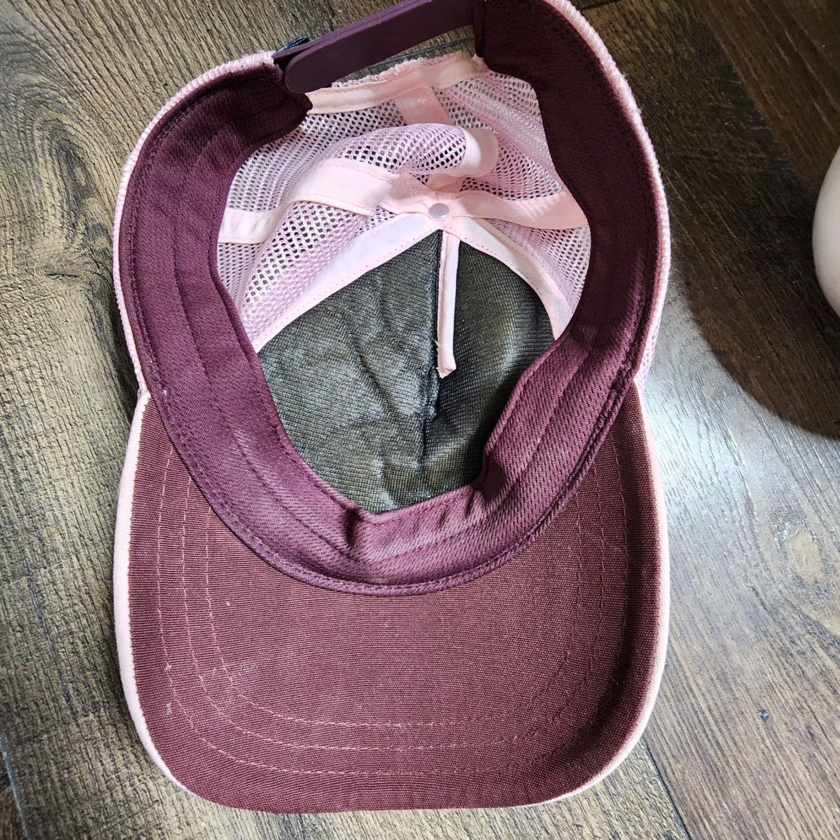 Patagonia Patagonia Hat Unisex Adults Adjustable Duckbill Trucker Running Cycling Wish Tails Dark Ruby Red Pink Logo Vintage: No Size ONE SIZE - 7 Thumbnail