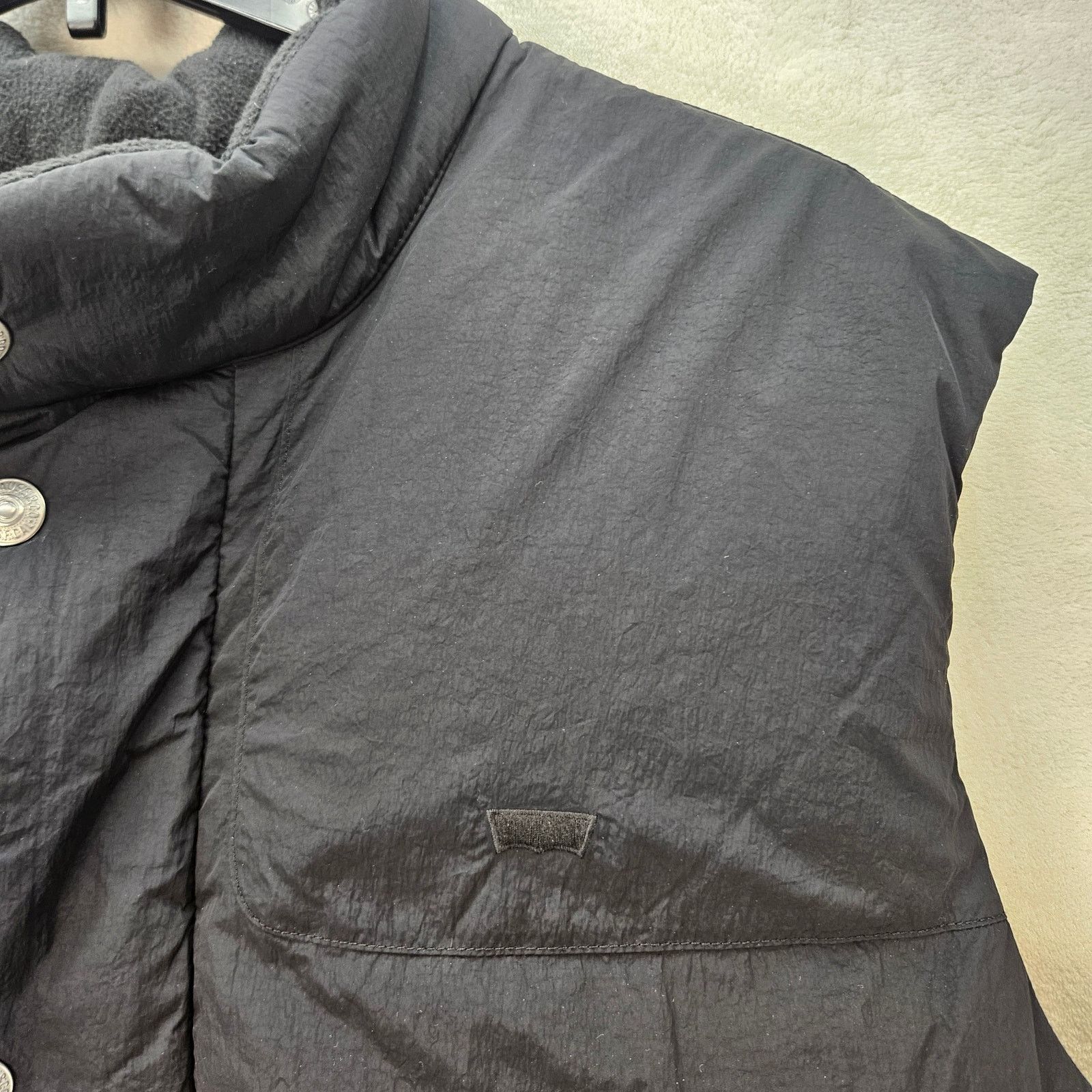 Levi's LEVI'S MEN'S XXL BLACK ROCKRIDGE PUFFER VEST DOWN FULL ZIP Size US XXL / EU 58 / 5 - 2 Thumbnail