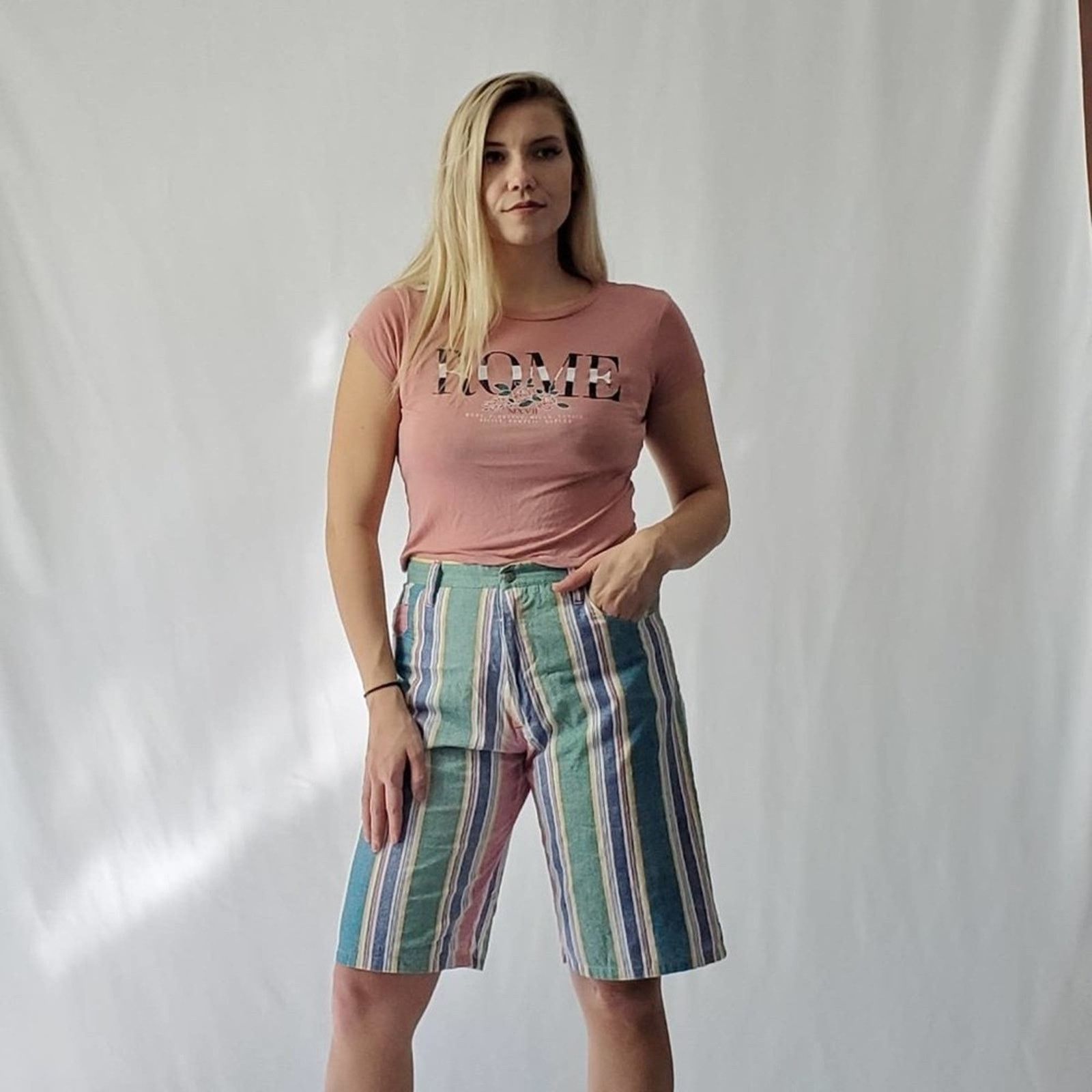 Vintage Vintage 90's Hot Pants Shorts Size 32" / US 10 / IT 46 - 1 Thumbnail