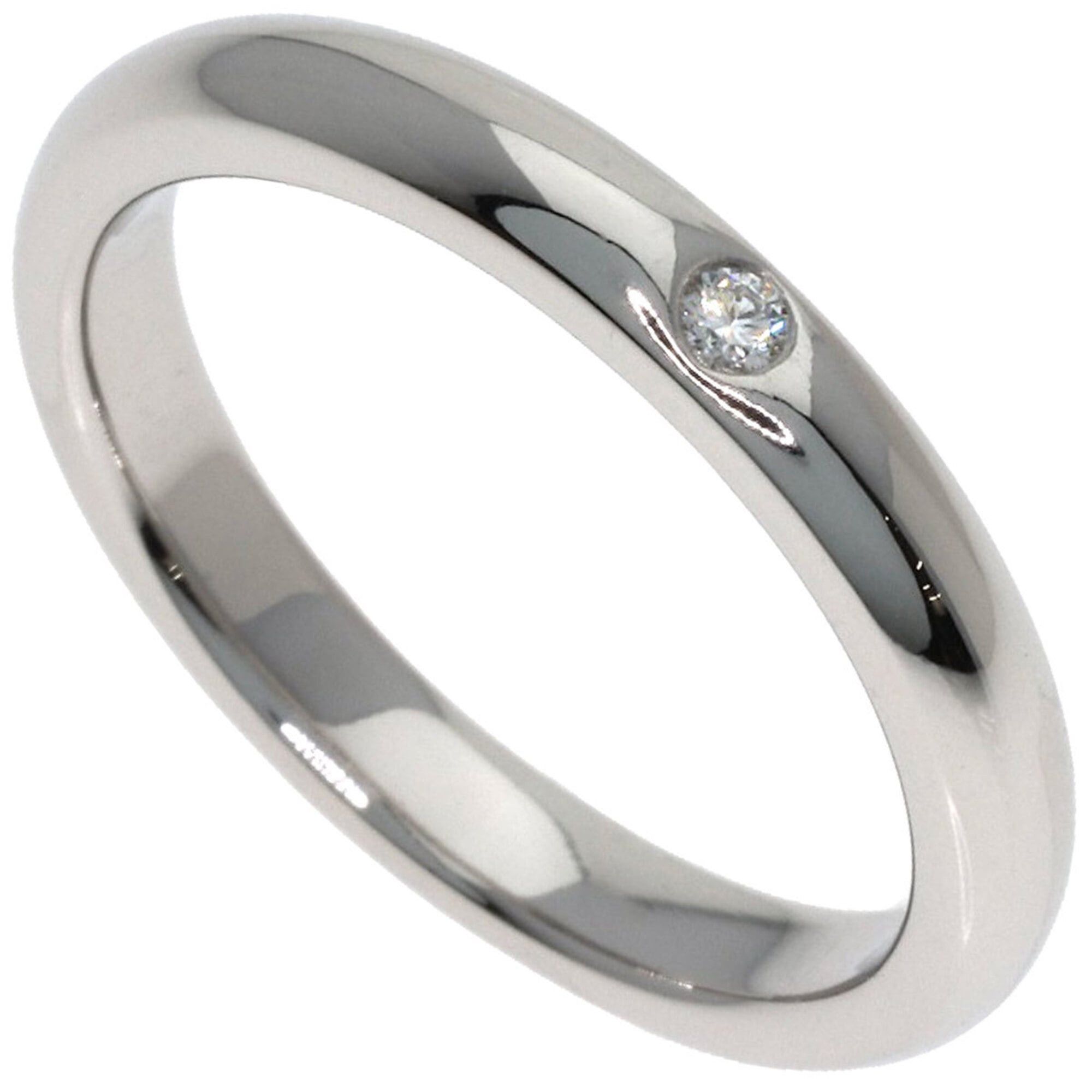 Tiffany & Co. Tiffany & Co. Stacking Band 1P Diamond Ring, Platinum PT950, Women's Ring. Size ONE SIZE - 1 Thumbnail