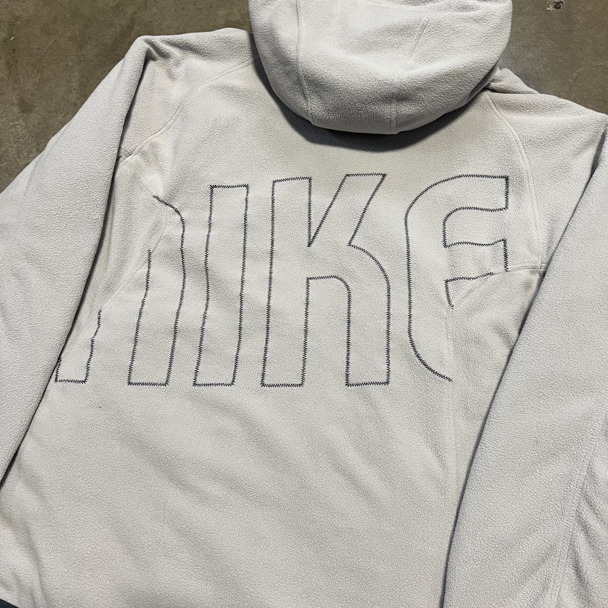 Nike × Vintage Vintage Nike Reversible Puffer Jacket Mini Swoosh Fleece Y2K Size US XL / EU 56 / 4 - 12 Thumbnail