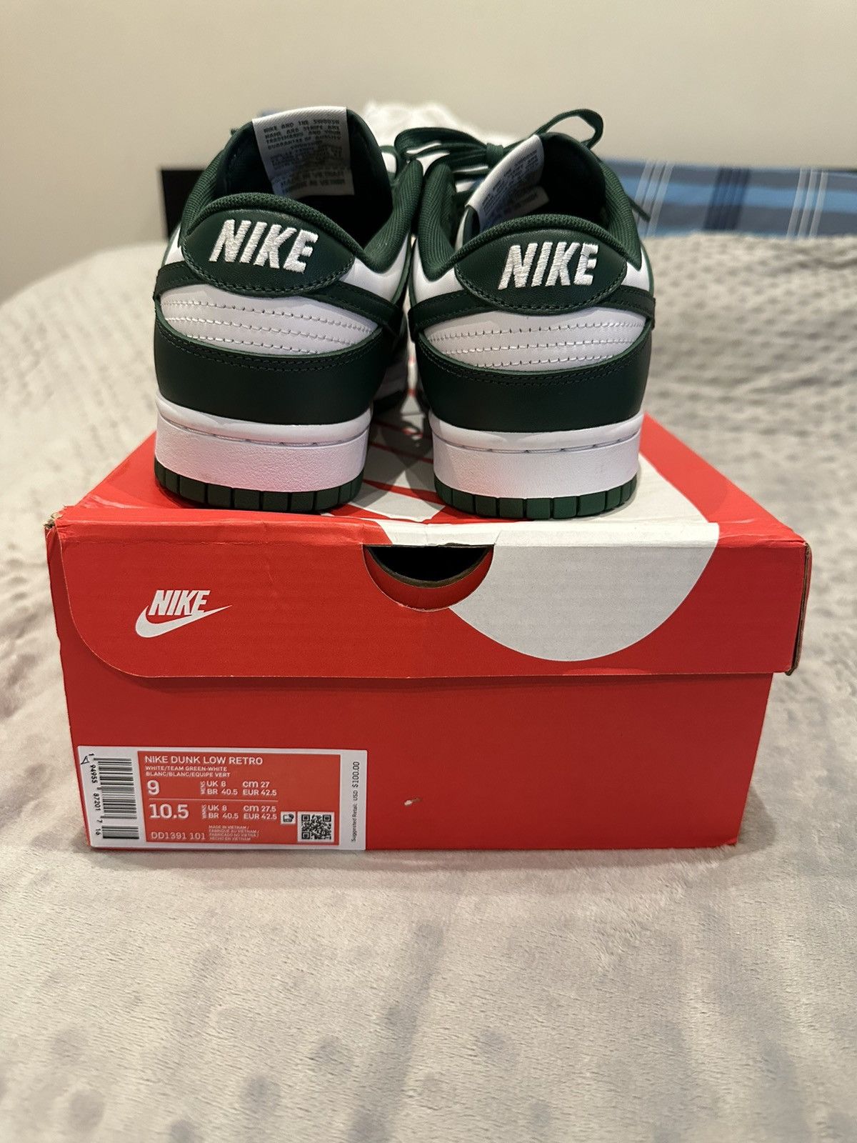Nike Nike Dunk Low Michigan State Size US 9 / EU 42 - 4 Thumbnail
