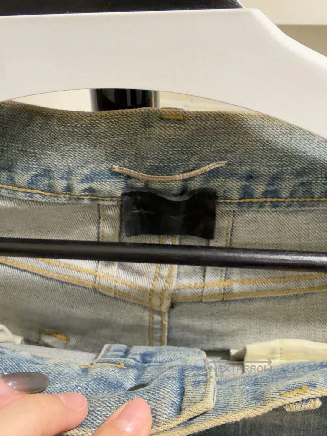 Saint Laurent Paris Saint Laurent Distressed Denim Pants Size 31. Size US 31 - 3 Thumbnail