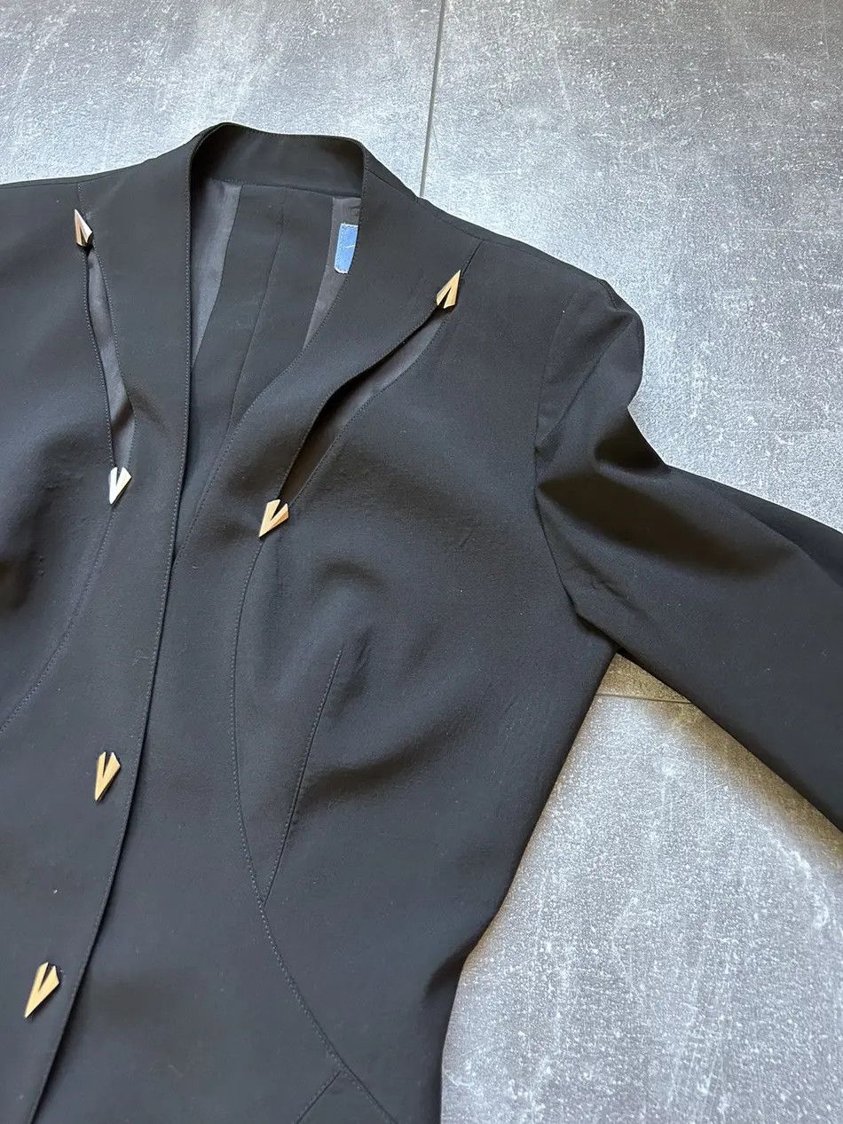 Mugler × Thierry Mugler × Vintage Vintage 90’s elegant Thierry Mugler blazer Size M / US 6-8 / IT 42-44 - 4 Thumbnail