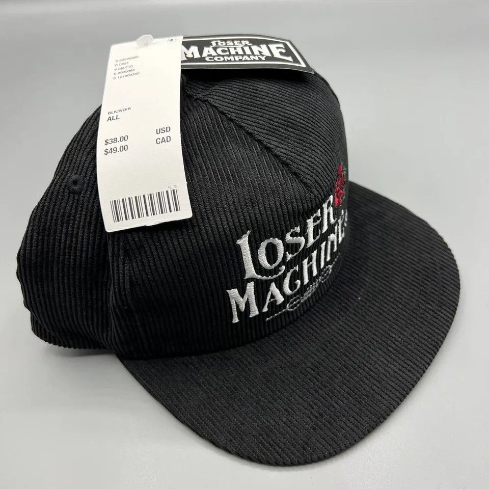 Loser Machine Company Loser Machine Hat Men Corduroy Floral Snap Back ...