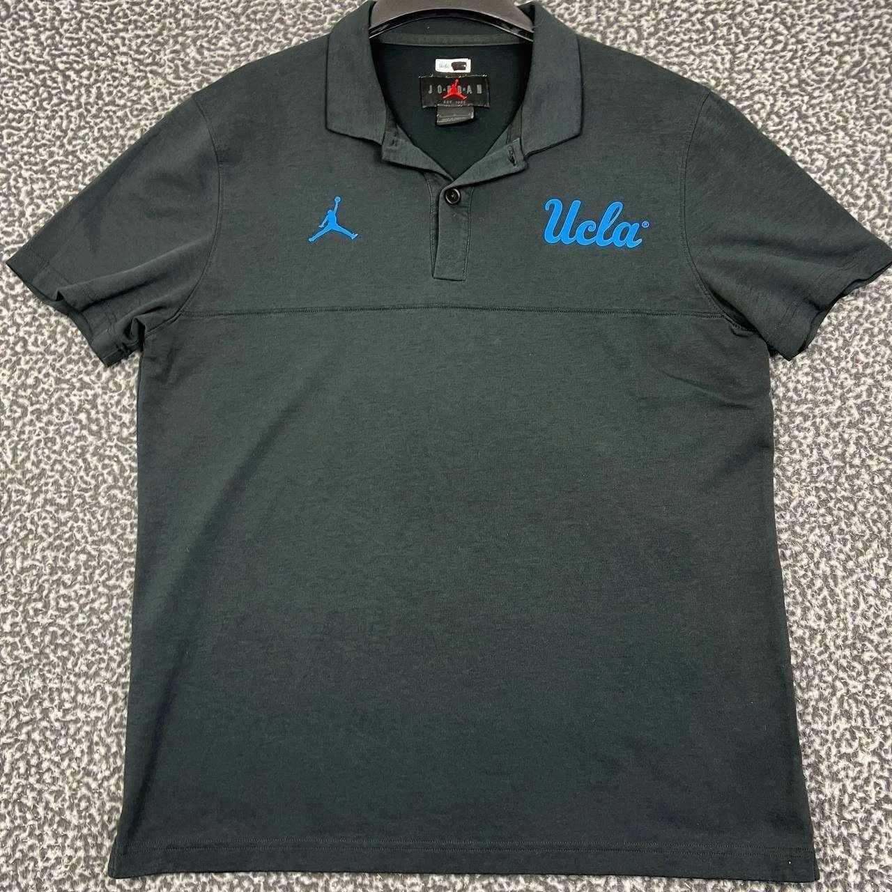 Jordan Brand Air Jordan x UCLA Bruins Polo Shirt Men Dri-Fit Black NCAA L Size US L / EU 52-54 / 3 - 1 Thumbnail