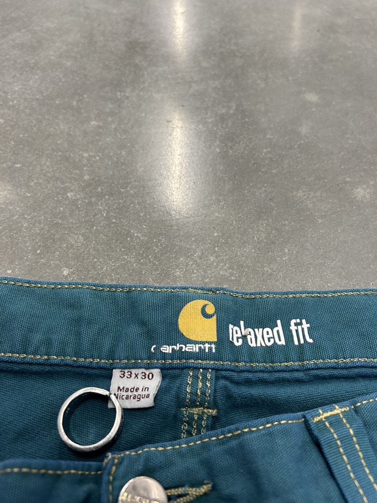Carhartt × Vintage Blue vintage Carhartt pants Size US 33 - 4 Thumbnail