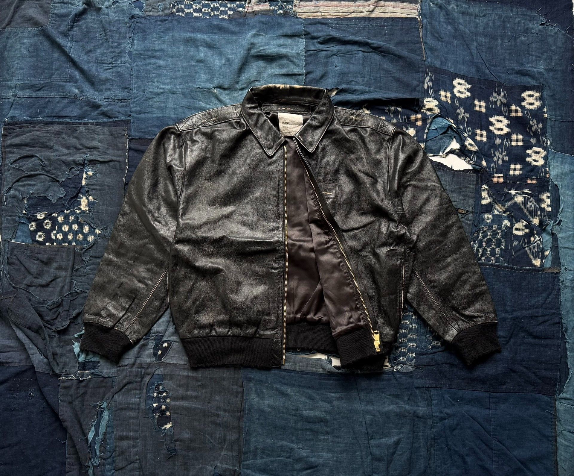 Madness MADNESS LEATHER A2 AVIATOR JACKET Size US L / EU 52-54 / 3 - 3 Thumbnail