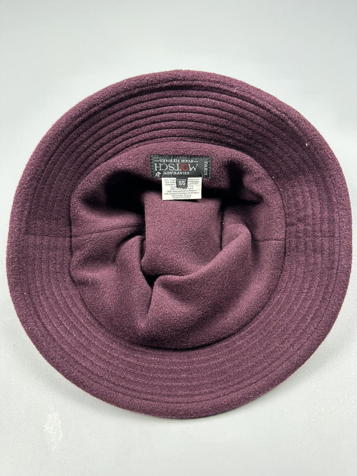 Hermes Pour Hermes Paris Chapeux Motsch Bucket Hats Size ONE SIZE - 6 Thumbnail