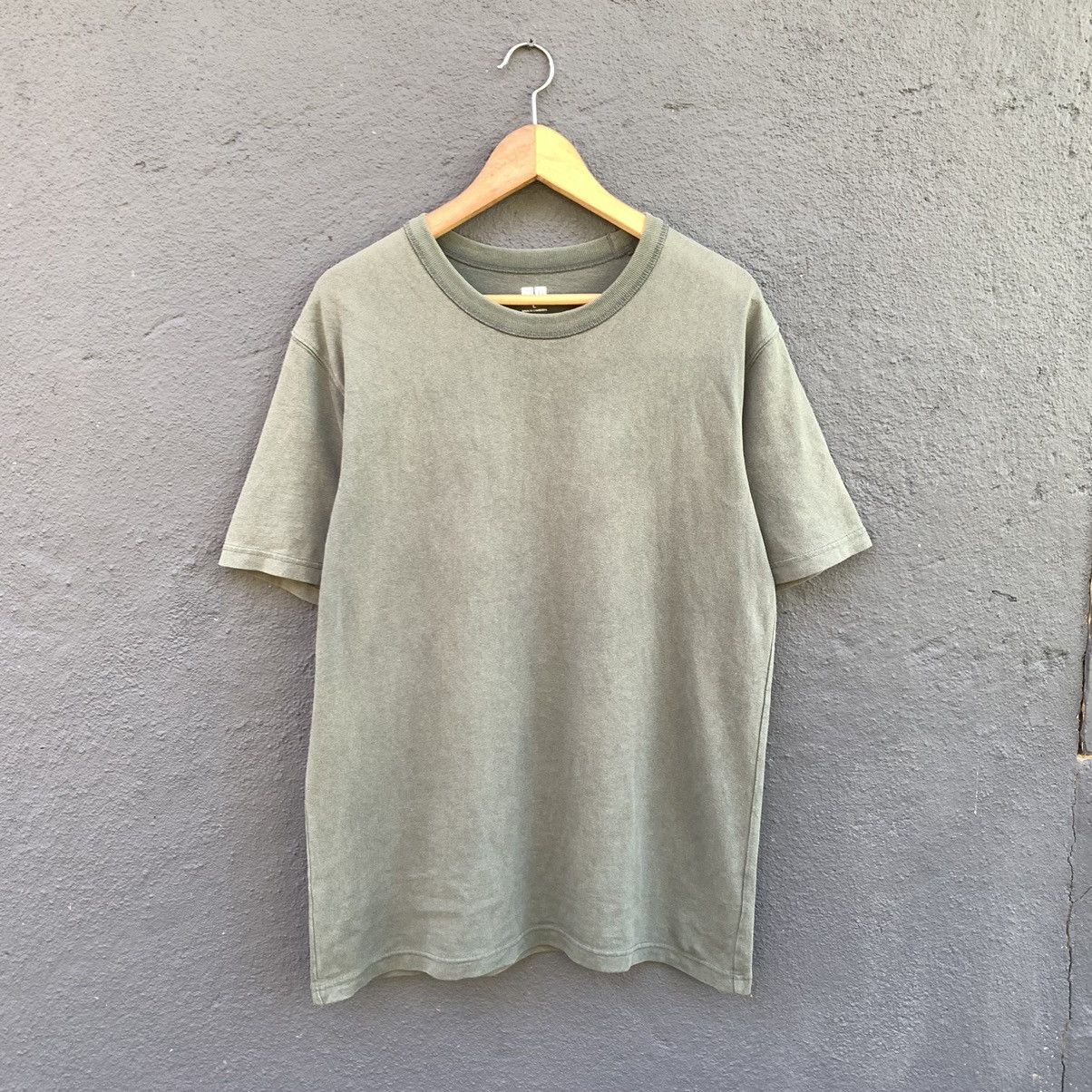 image of Thrashed Faded Christophe Lemaire X Uniqlo Tee in Black, Men's (Size Large)