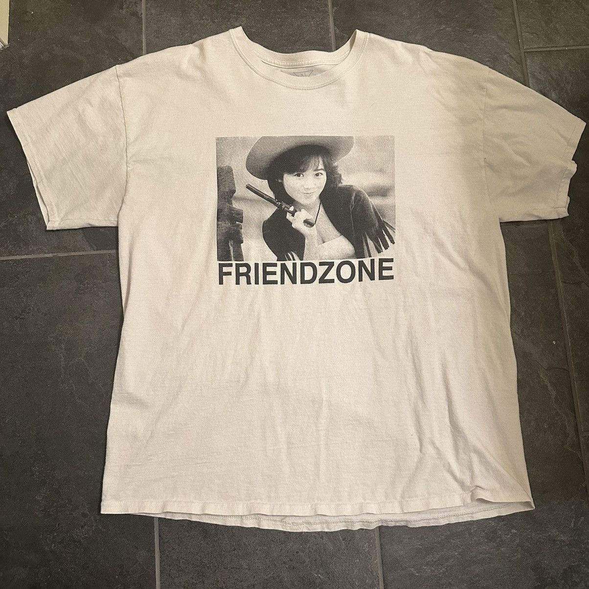 image of Drain Gang Friendzone Tee in White, Men's (Size XL)