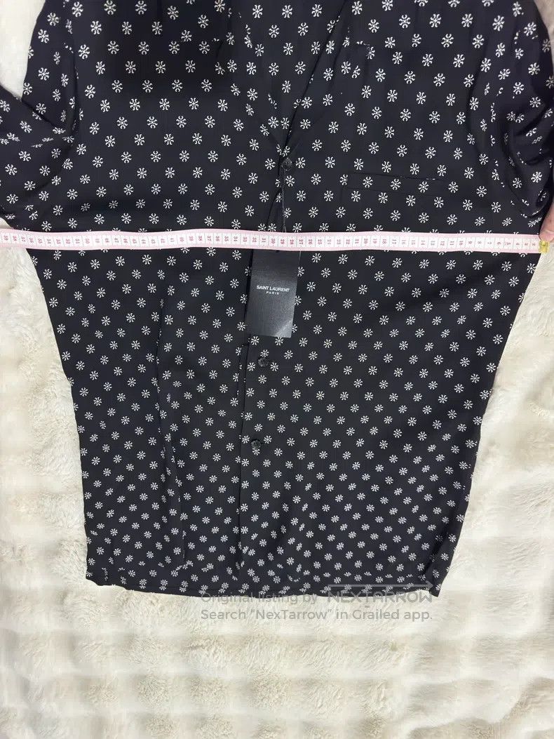 Saint Laurent Paris Saint Laurent Paris size 39 Snowflake Shark Collar Shirt Size US M / EU 48-50 / 2 - 8 Thumbnail